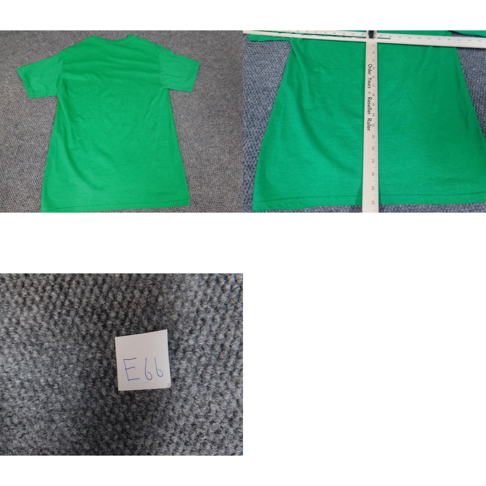 Jerzees JERZEES Shirt Mens T-Shirt Short Sleeve Crew Neck Green Cotton Knit Logo Medium M Vintage No Size US M / EU 48-50 / 2 - 8 Thumbnail