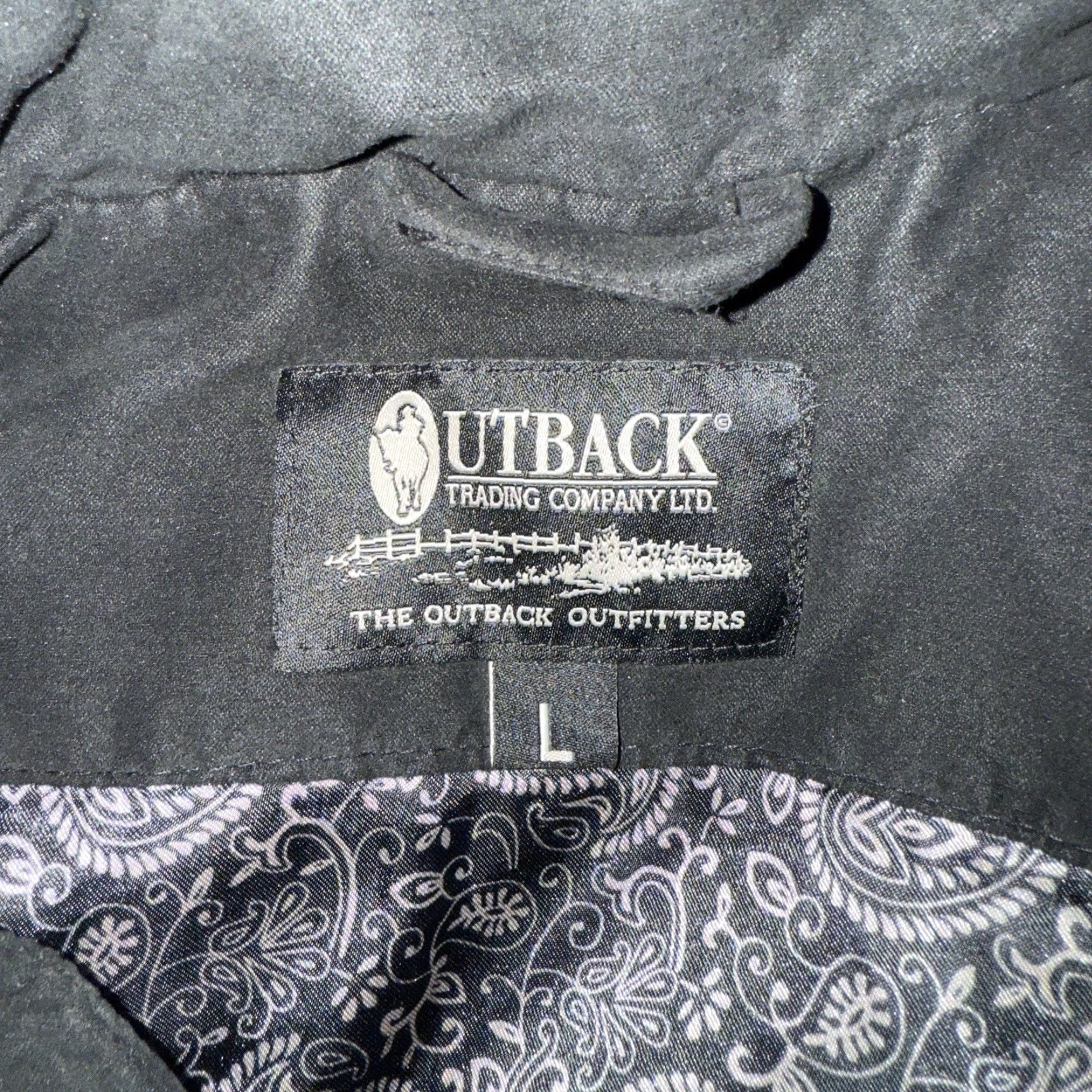 Vintage Outback Trading Company Black Quilted Full Zip Vest Womens Size L Size L / US 10 / IT 46 - 4 Thumbnail