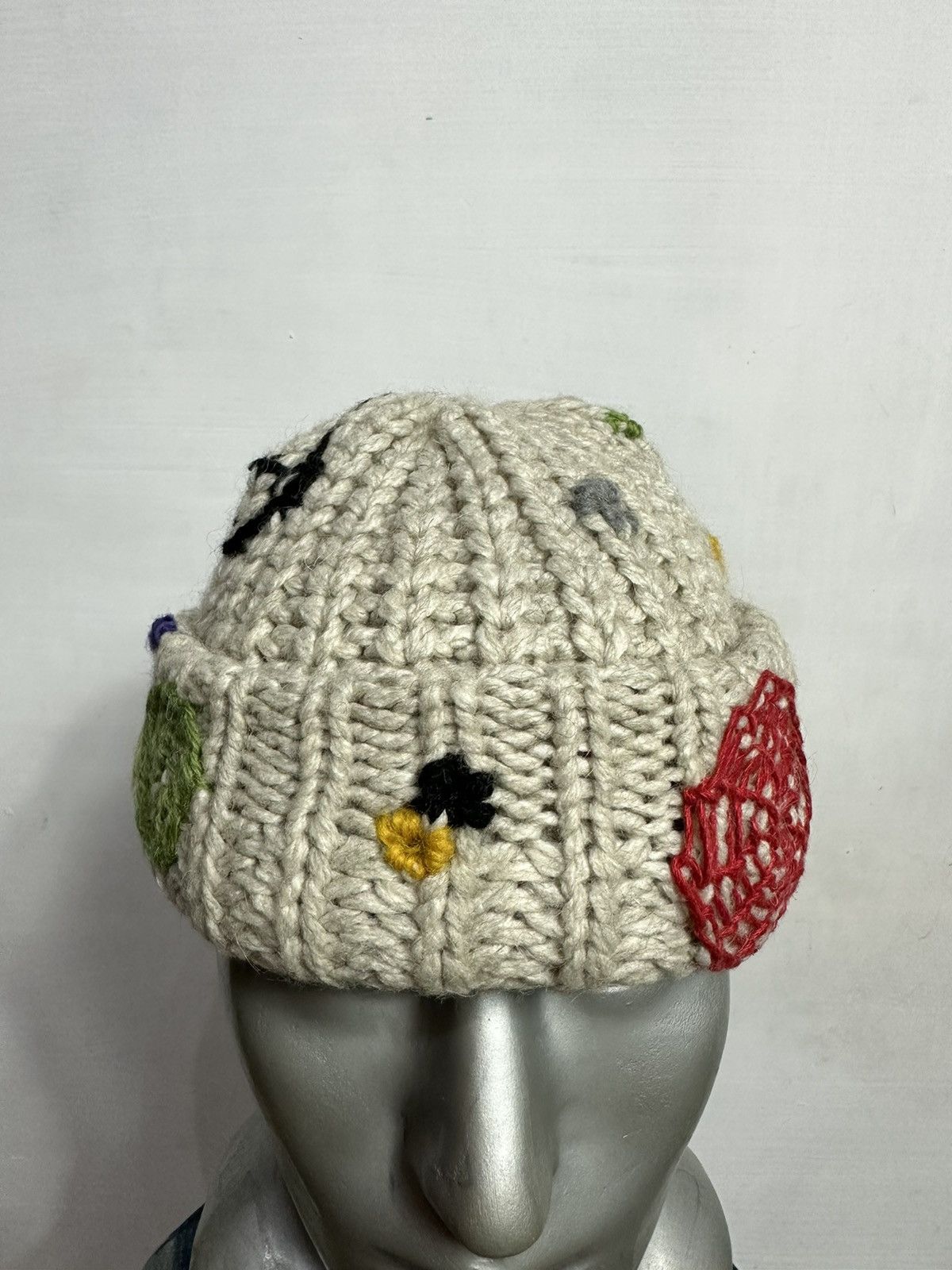 Handmade Custom Made Nice Design Art Knitted Spider Beanie Hats Size ONE SIZE - 4 Thumbnail