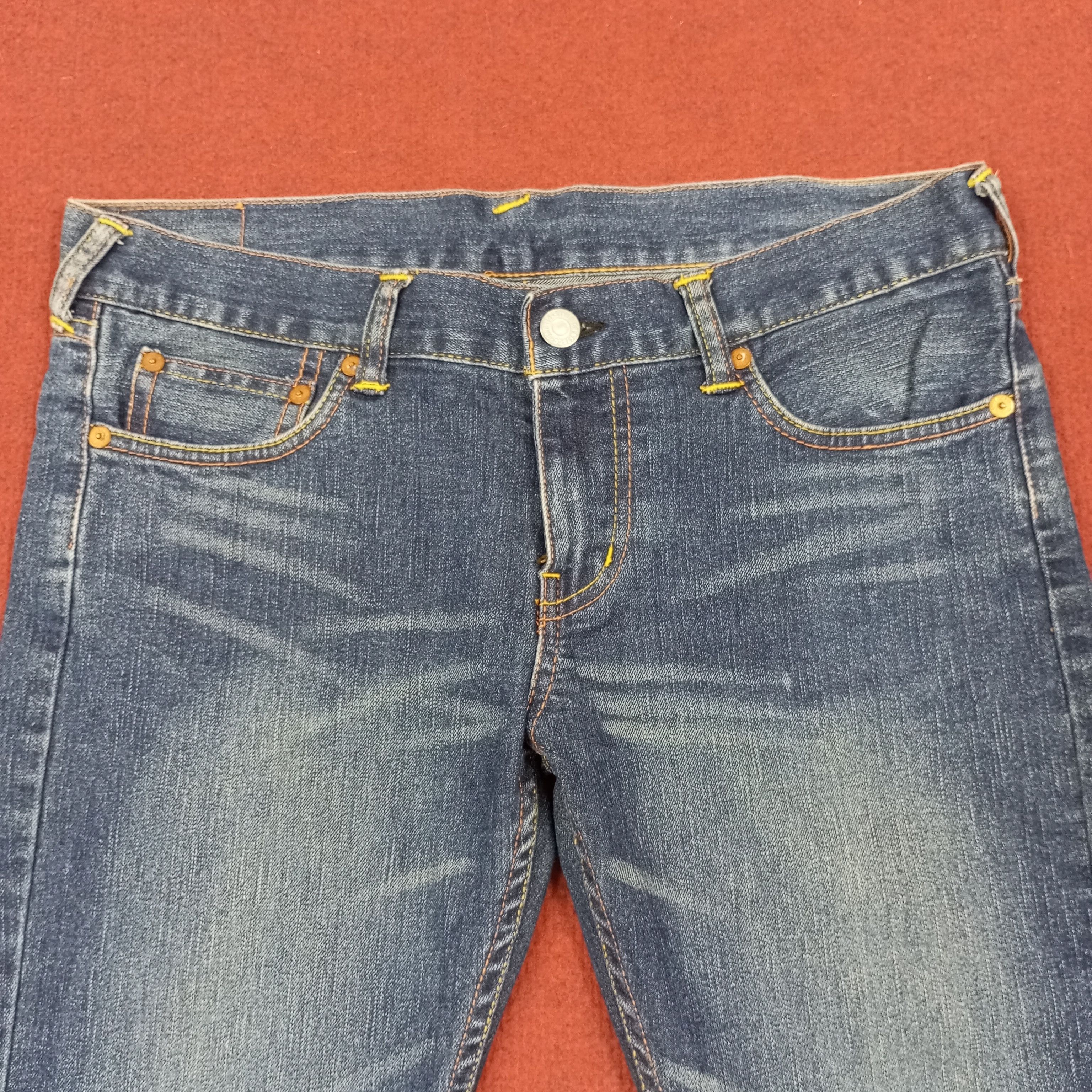 Evisu × Japanese Brand × Vintage Evisu Japanese Brand Fashion Style Custom Daicock Jeans Size 31" - 5 Thumbnail