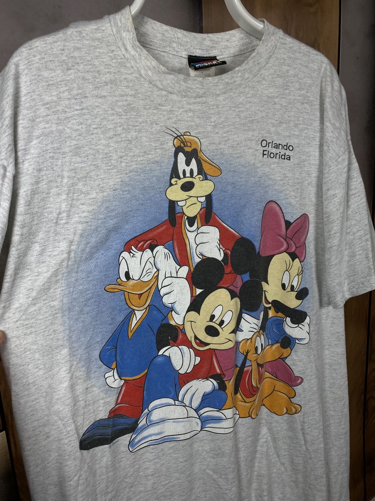 Disney 🍿Vintage 90s T-Shirt Disney Mickey Unlimited Big Logo Tee🍿 Size US L / EU 52-54 / 3 - 2 Thumbnail