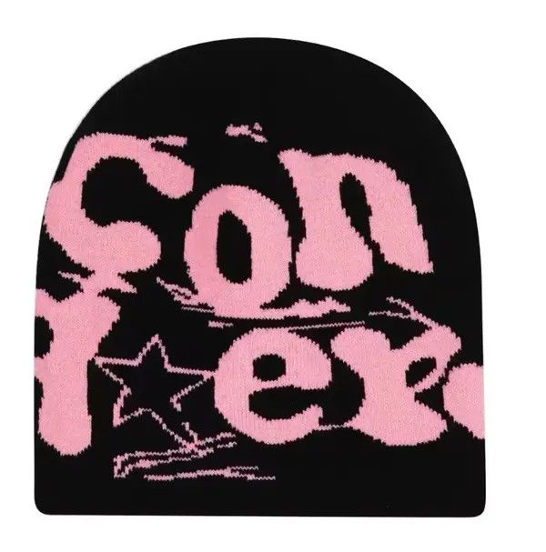 Japanese Brand Amamiya x Fumie Words Beanie Hat Baby Blue Size ONE SIZE - 6 Thumbnail