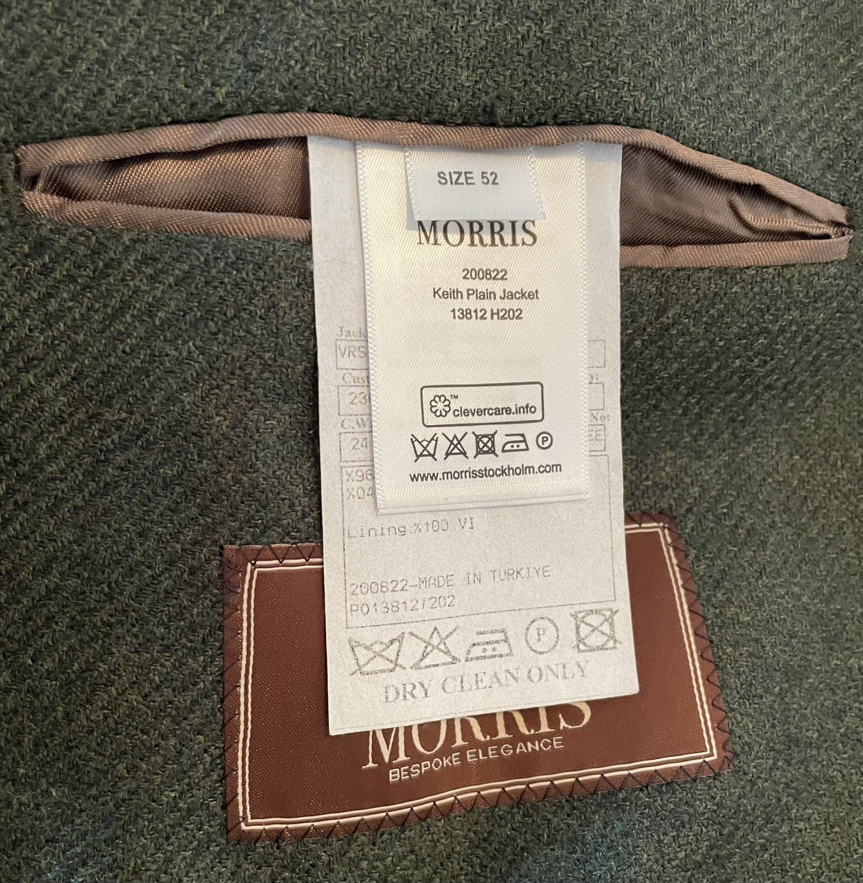 Morris Morris Heritage Blazer – Loro Piana Zelander Wool Size 50R - 9 Thumbnail