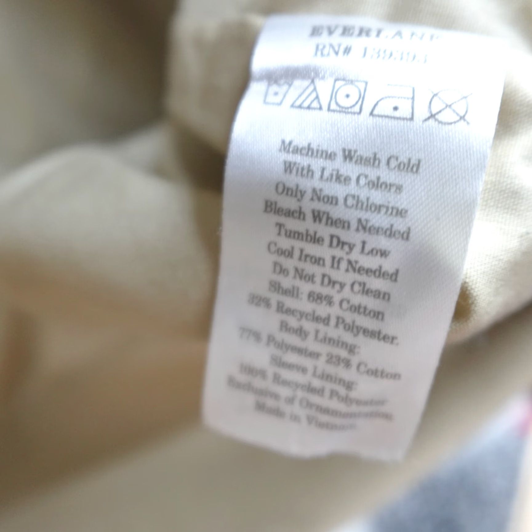 Everlane Everlane Womens Jacket L Beige Full Zip Oversized Bomber Jacket Women Jacket Beige Full Zip for Women Size L / US 10 / IT 46 - 3 Thumbnail