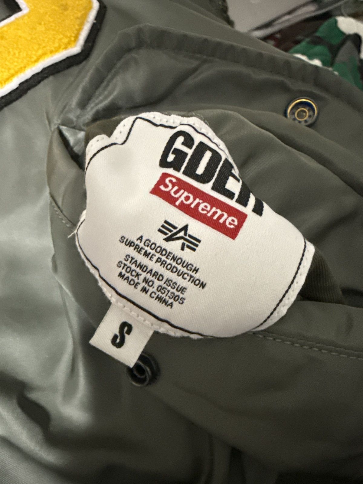 GOODENOUGH × Supreme Supreme GOODENOUGH Reversible MA-1 Bomber Jacket Mens Size US S / EU 44-46 / 1 - 11 Thumbnail
