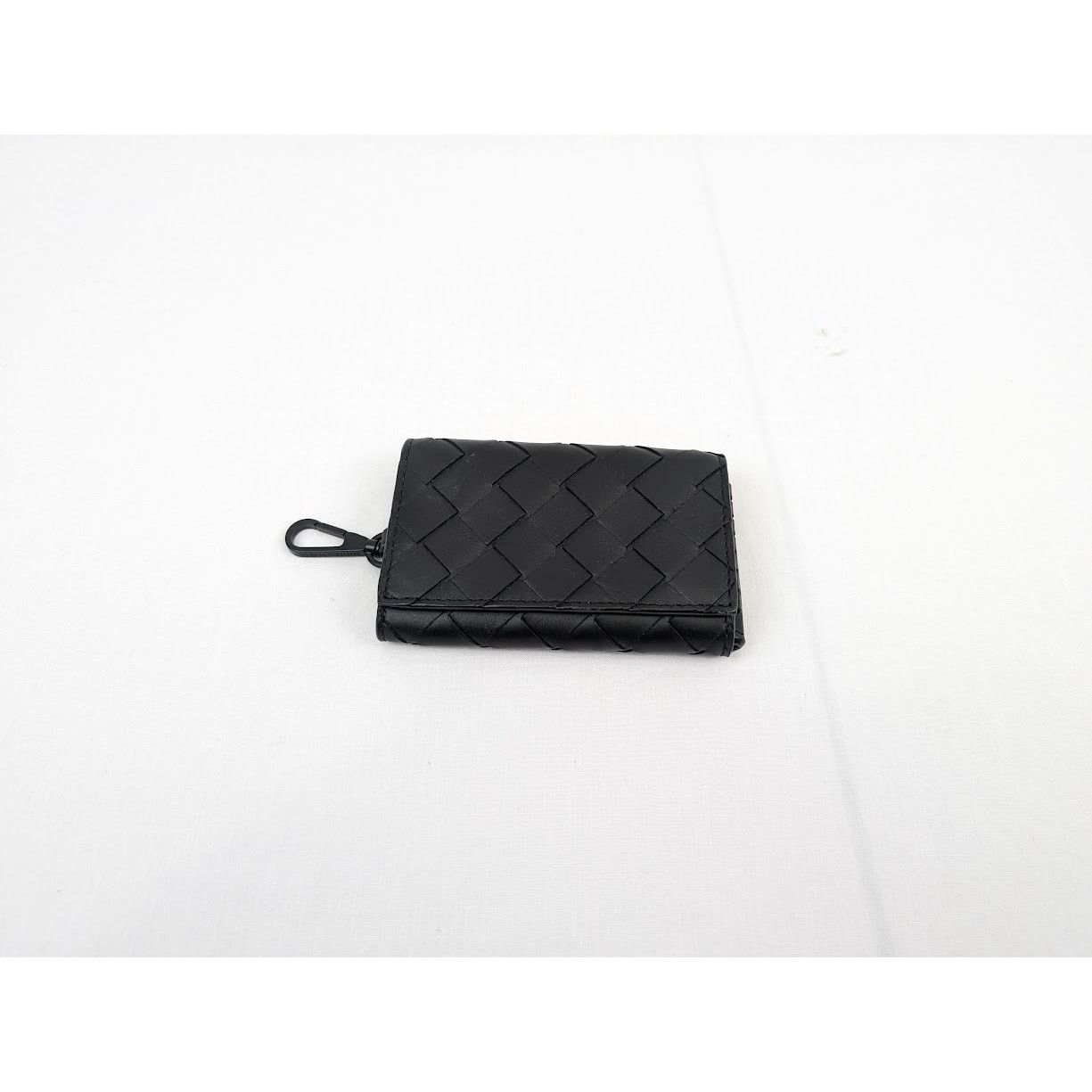 o1rshd1 Size: OS / Intreccio Light Calf Key Chain In Nero