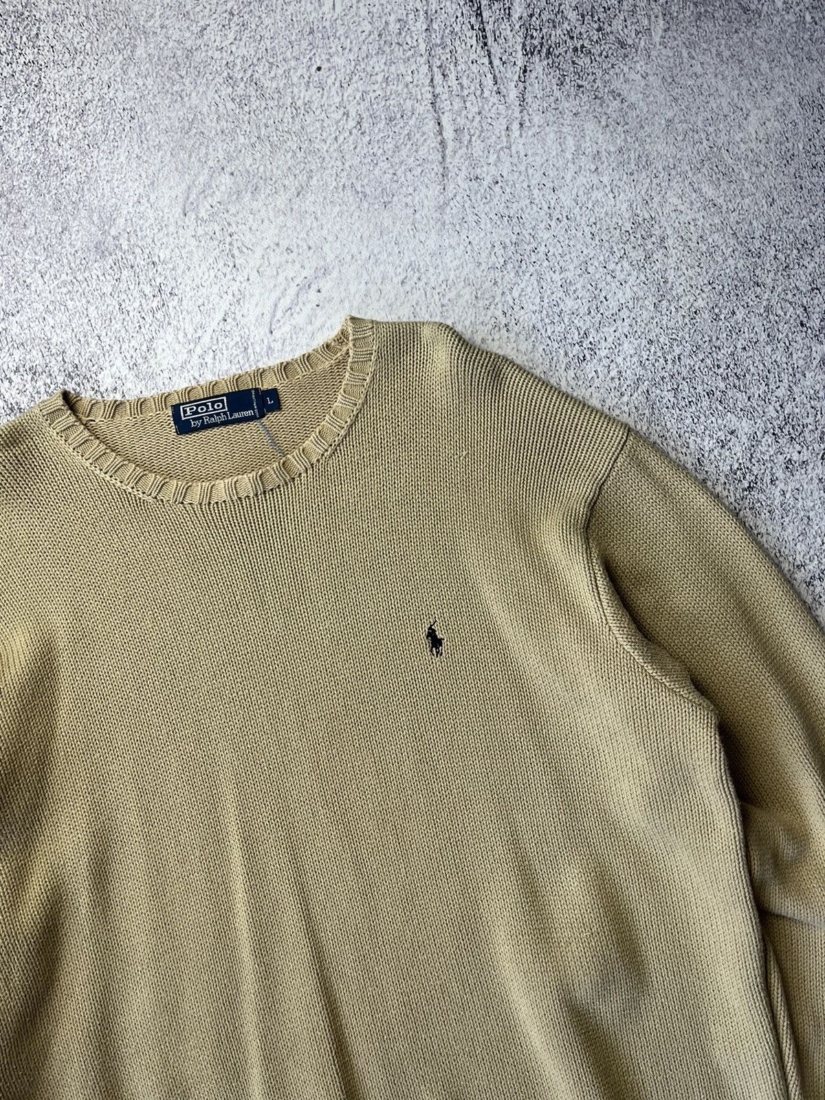Polo Ralph Lauren Mens Vintage Polo Ralph Lauren knitted Sweater luxury Size US L / EU 52-54 / 3 - 5 Thumbnail