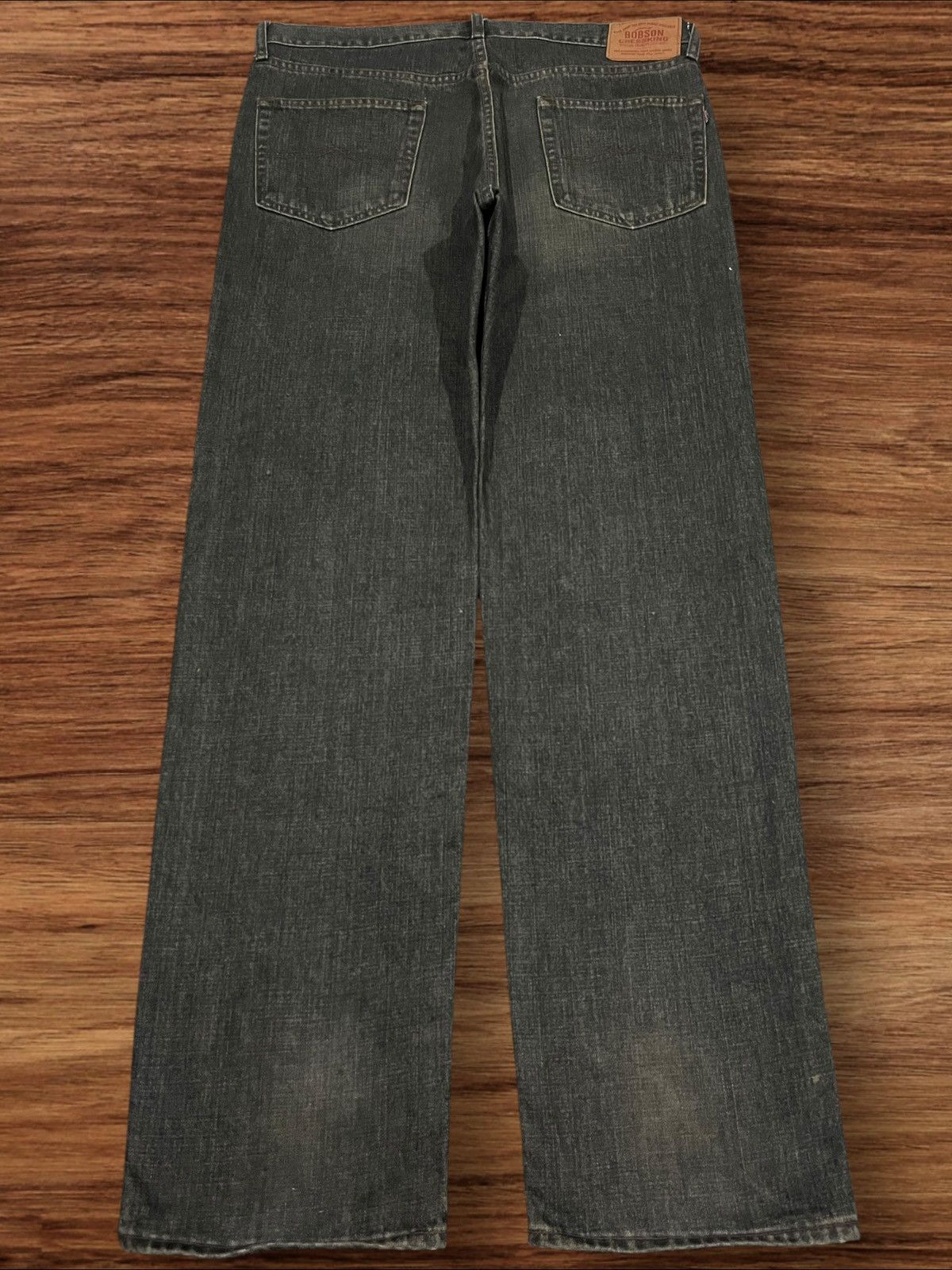 Japanese Brand Vintage Japanese Brand Bobson Black Washed Distressed Jeans Size US 36 / EU 52 - 2 Thumbnail