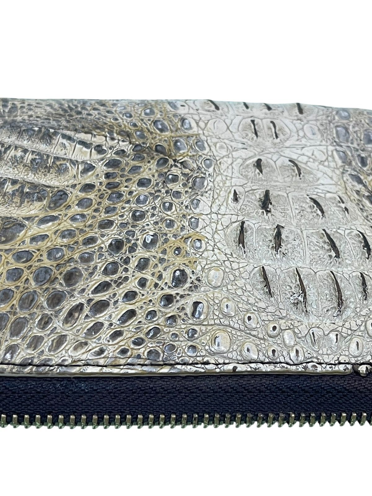 Comme des Garcons × Stussy Crocodile Skin Unknown Wallet Bag prada julius dior ami 1🟩0 Size ONE SIZE - 4 Thumbnail