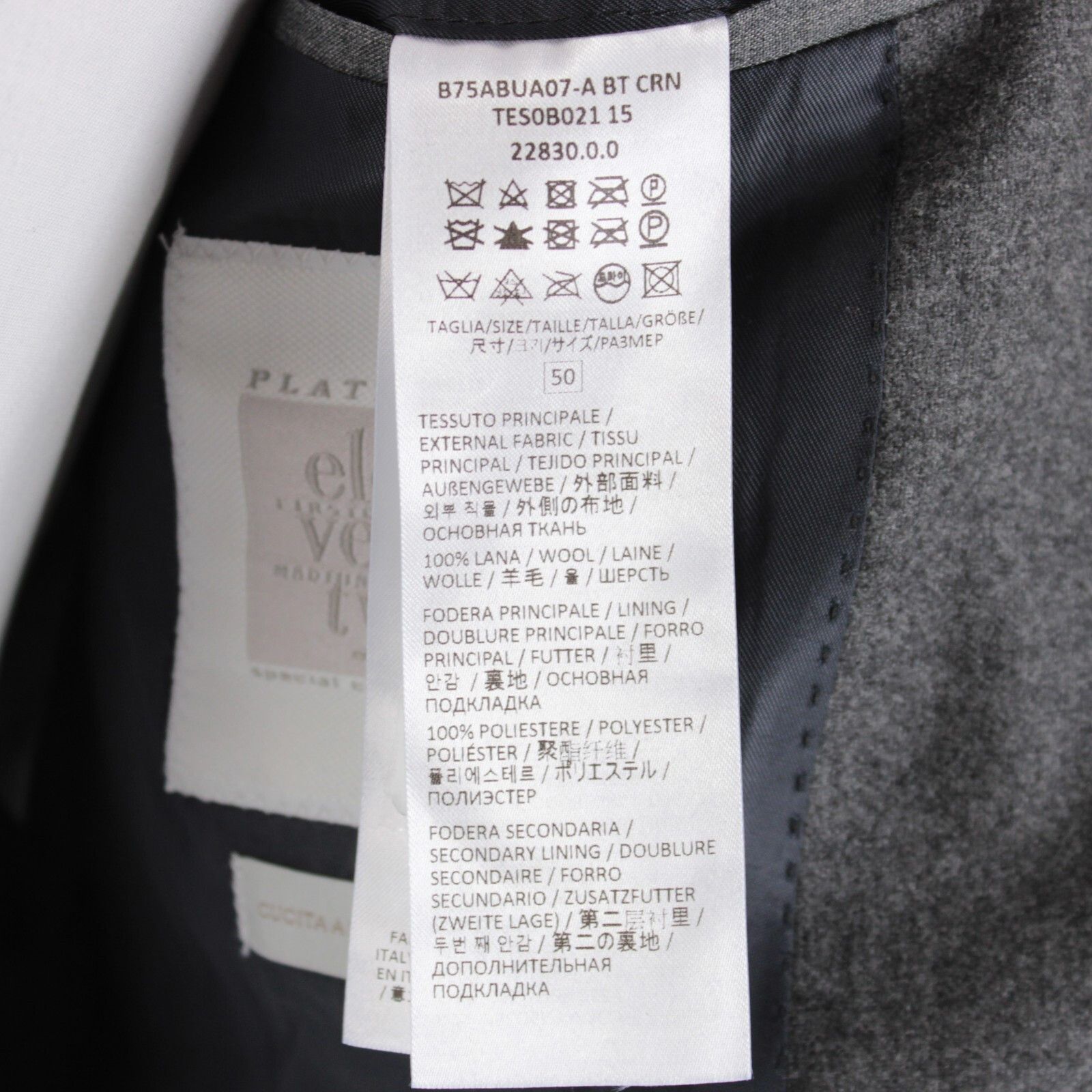 Eleventy Eleventy Suit Size US 40 in Gray Size 40R - 9 Thumbnail