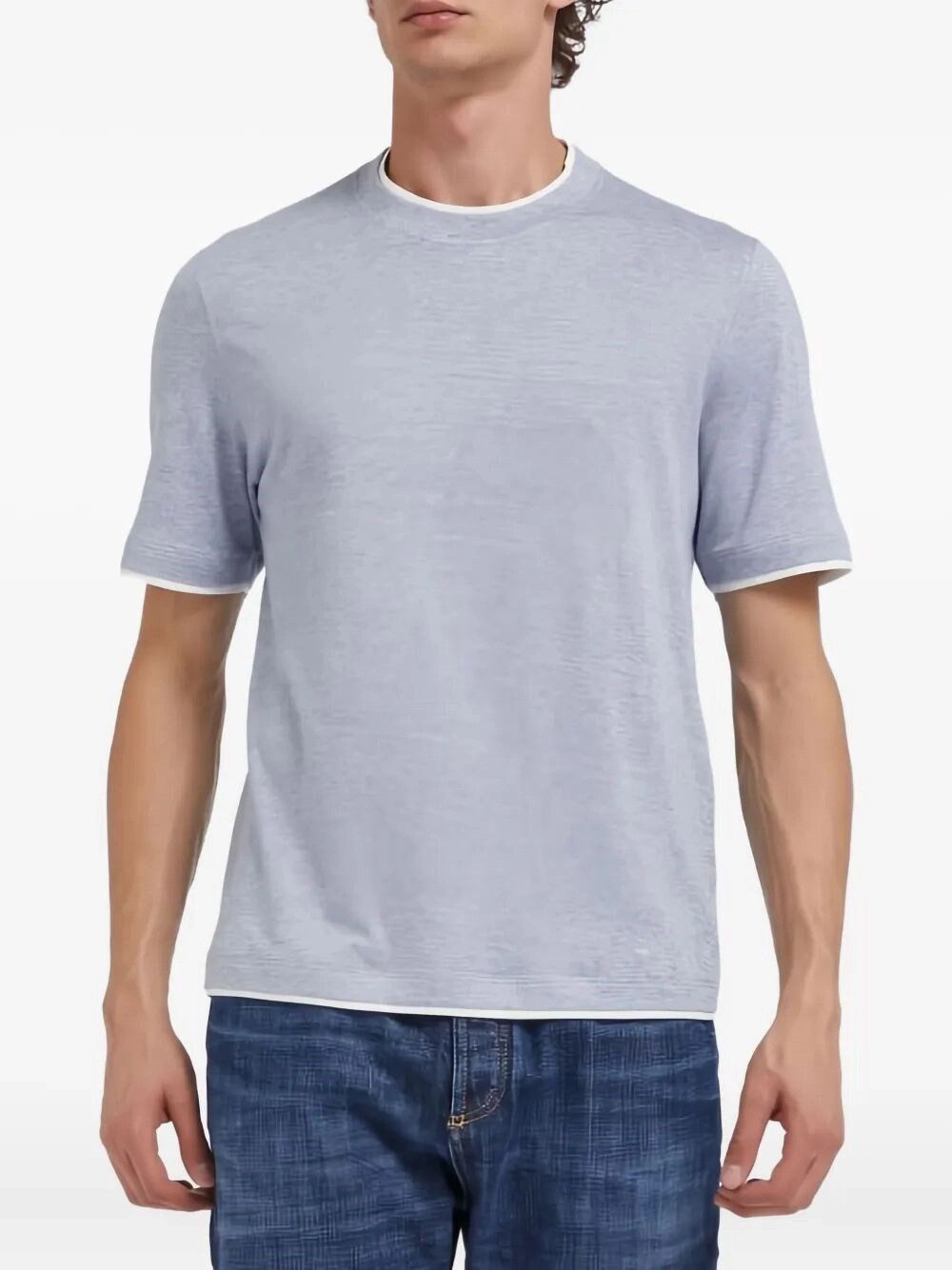 Brunello Cucinelli T-Shirt With Faux-Layering Size US XL / EU 56 / 4 - 1 Thumbnail