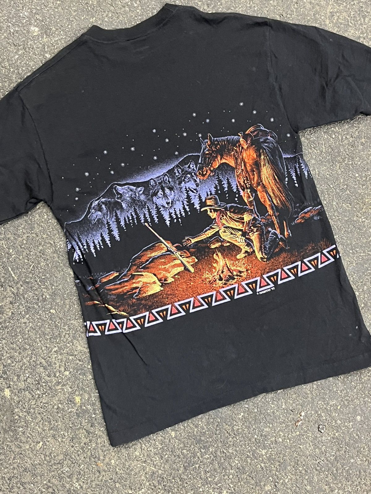 Vintage Vintage nature tee wrap around graphic rare hype 90s Size US M / EU 48-50 / 2 - 5 Thumbnail