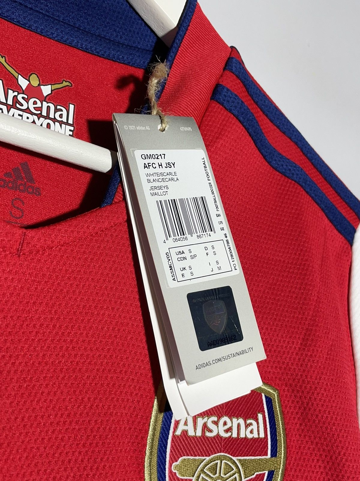 Adidas Arsenal FC Adidas 2021/22 Home Y2k Streetwear Football Shirt Size US S / EU 44-46 / 1 - 4 Thumbnail
