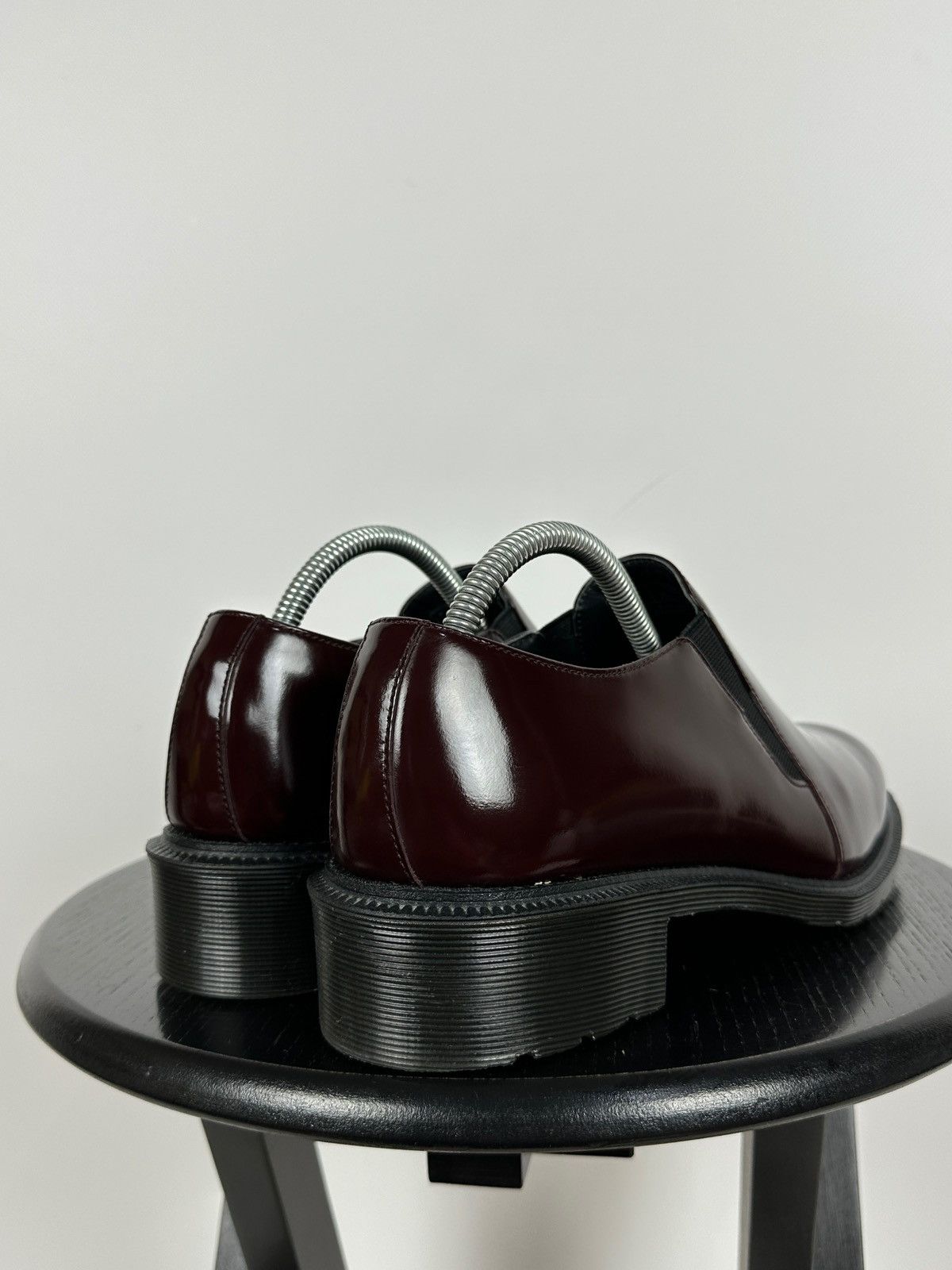 Dr. Martens Dr. Martens Rosyna Burgundy Polished Smooth Leather Loafers Size US 10.5 / IT 40.5 - 4 Thumbnail