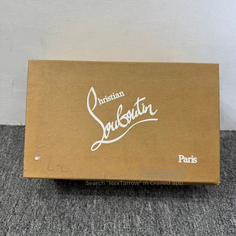 Vintage Christian Louboutin Red Studded Leather Shoes. Size US 10.5 / EU 43-44 - 6 Thumbnail
