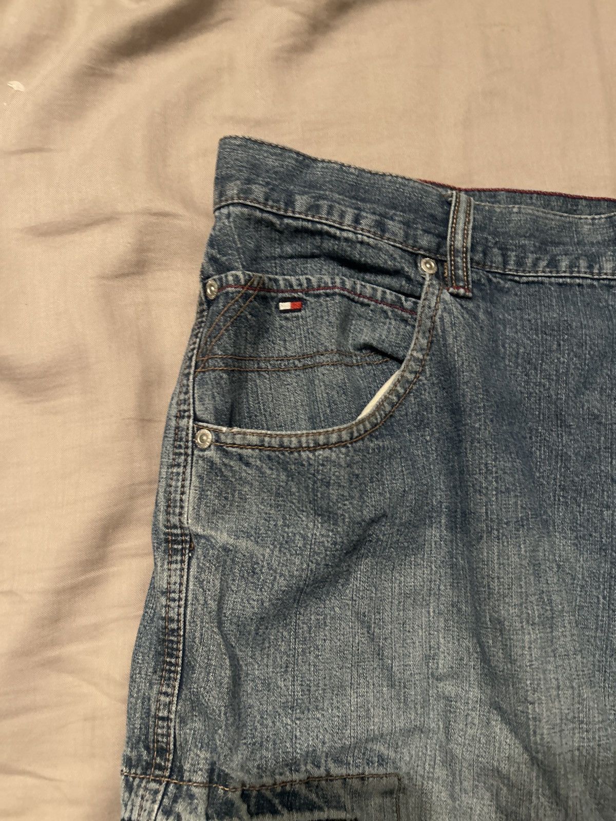 Tommy Hilfiger Vintage Tommy Hilfiger Jorts Size US 38 / EU 54 - 4 Thumbnail