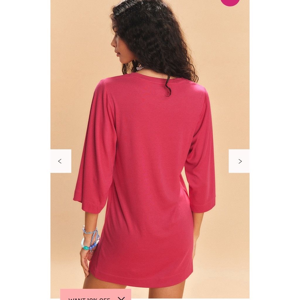 Free People NWT! Free-est by Free People Good Feels Tee Mini Pink M Size M / US 6-8 / IT 42-44 - 2 Thumbnail