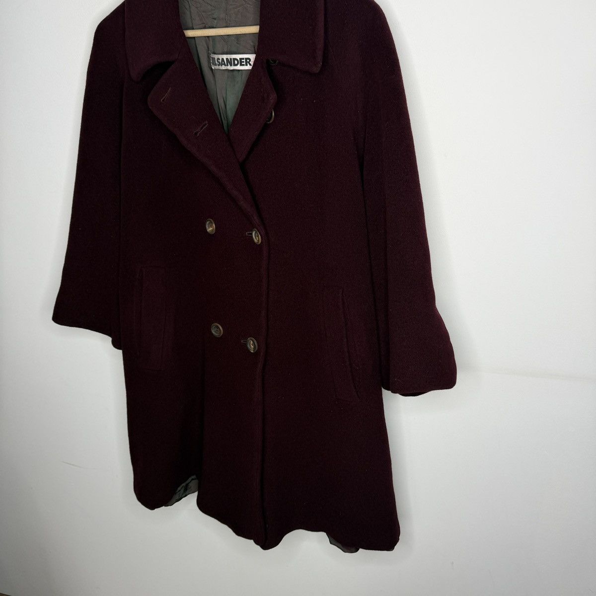 Jil Sander JIL SANDER Coat Jacket Trench Cashmere Overcoat Oversized Size M / US 6-8 / IT 42-44 - 2 Thumbnail