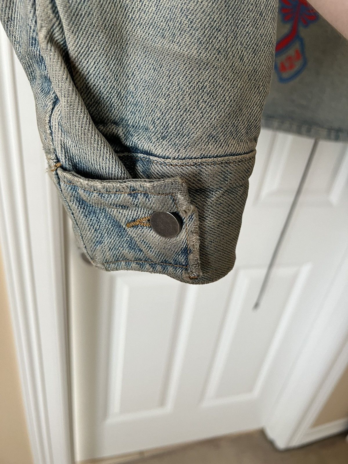 424 424 discover the earth denim jacket Size US L / EU 52-54 / 3 - 6 Thumbnail