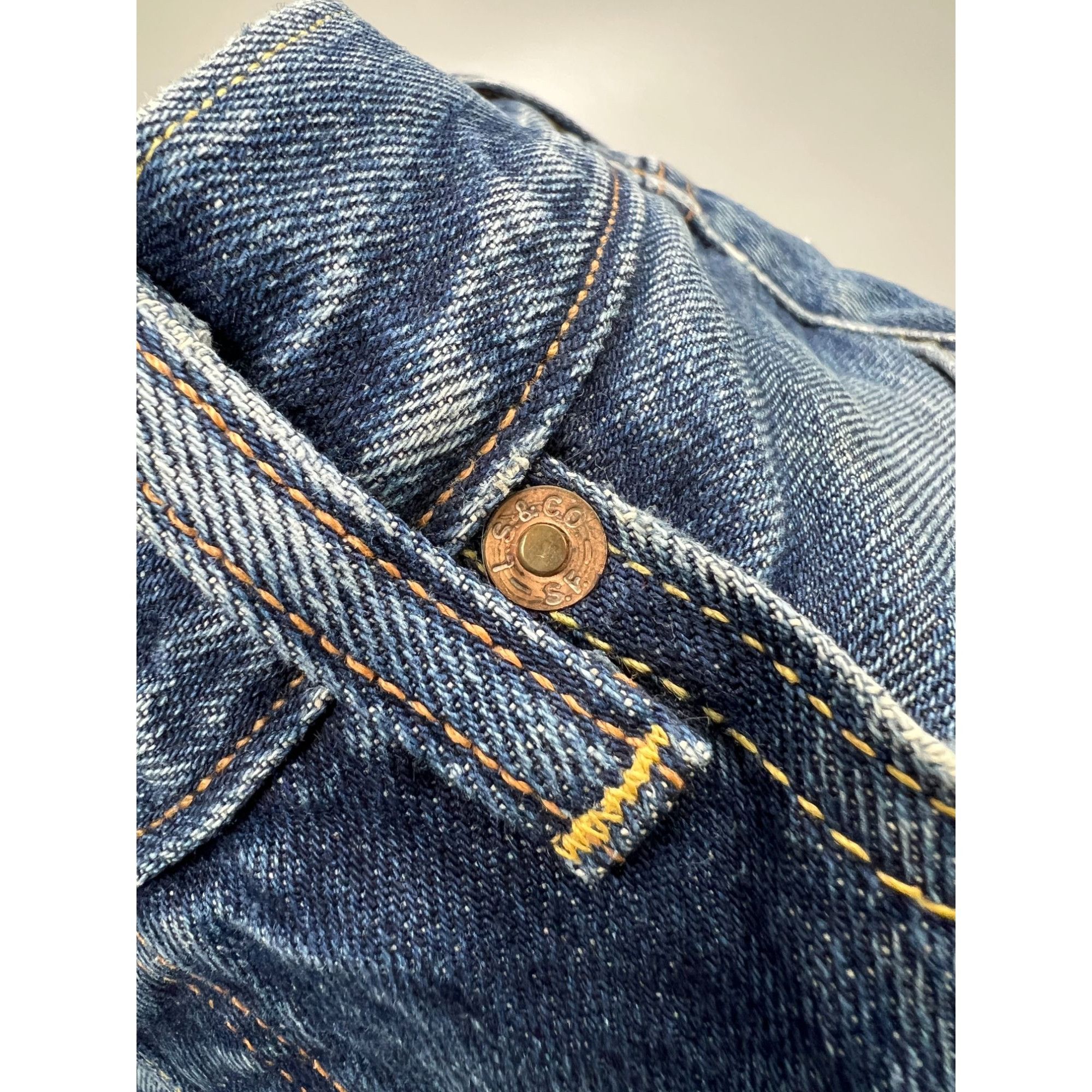 Levi's Levi’s 501 Distressed Denim Jeans Pants (Y0918) Size US 34 / EU 50 - 5 Thumbnail