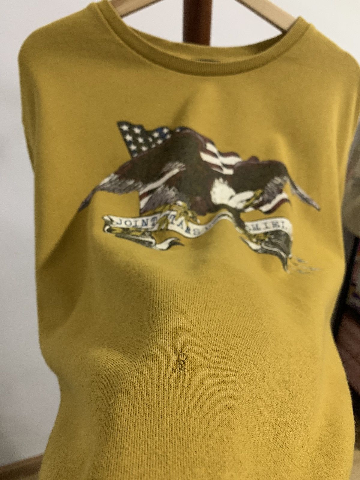 Japanese Brand Rodeo Crown Eagle Printed Side print Sweatshirt Size ONE SIZE - 3 Thumbnail