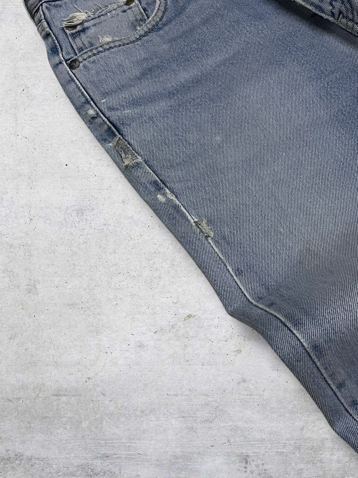 Edwin VINTAGE EDWIN DESIGNER 90S OG JAPAN BLUEWASHED DISTRESSED Size US 29 - 8 Thumbnail