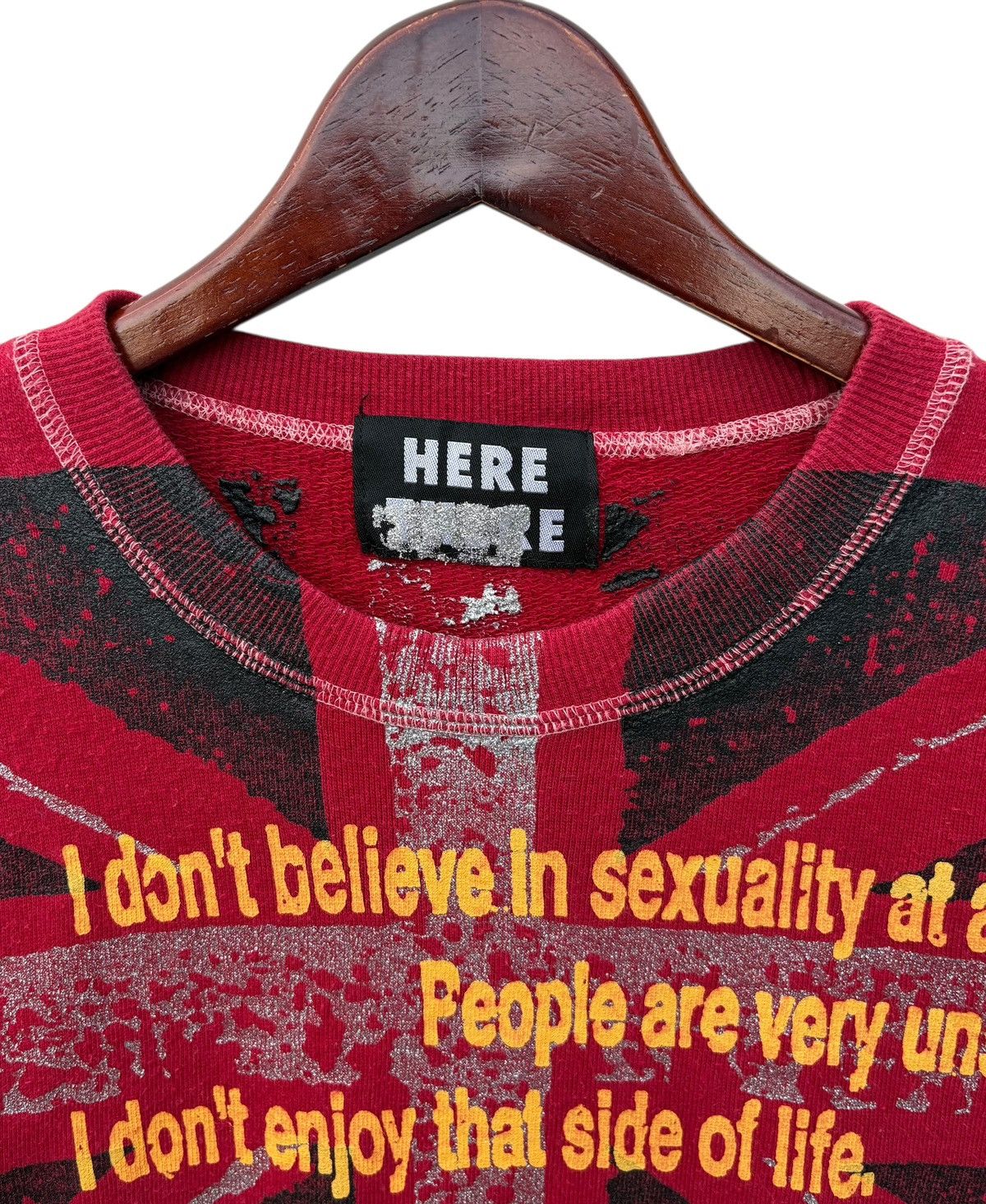 Japanese Brand Here There Japan Punk Bondage Pullover Sweatshirt Size US XS / EU 42 / 0 - 2 Thumbnail