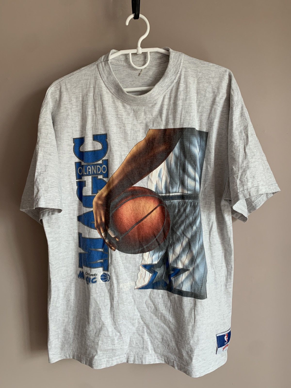 NBA Orlando Magic Vintage NBA Basketball T Shirt Nutmeg Retro Size US L / EU 52-54 / 3 - 1 Thumbnail