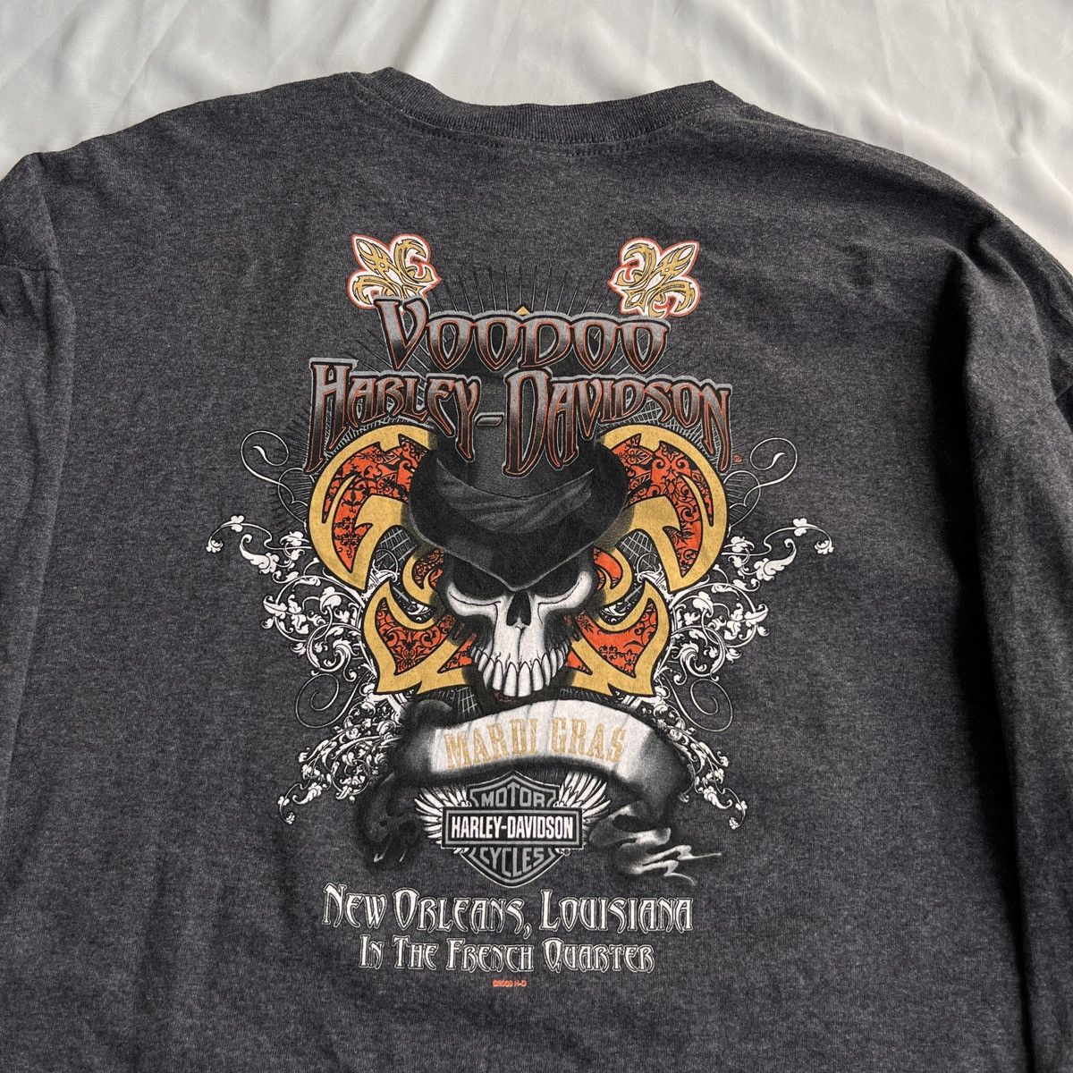 Harley Davidson Harley Davidson Flame Long Sleeve 2009 Size US XXL / EU 58 / 5 - 14 Thumbnail