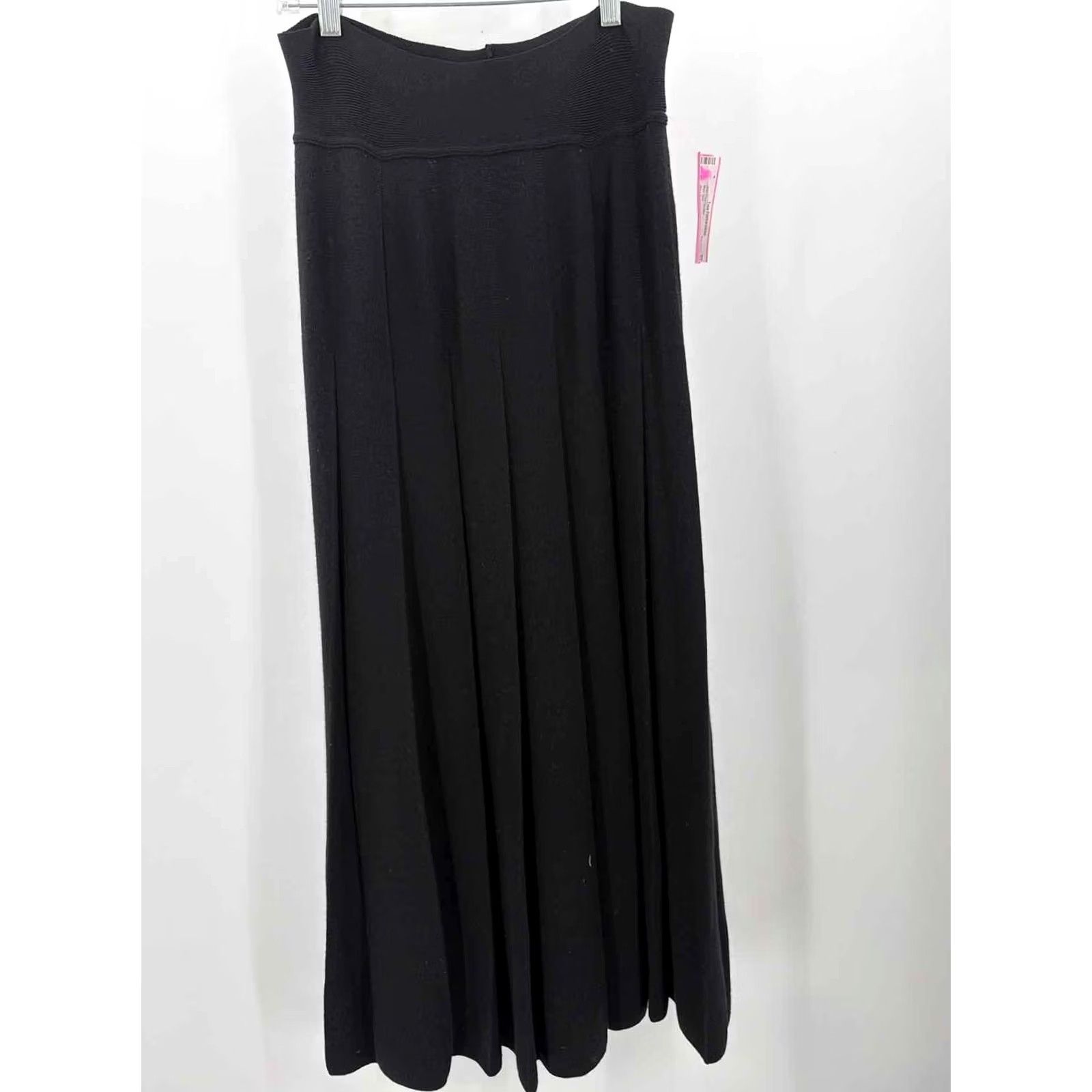 Jean Paul Gaultier Jean Paul Gaultier Black Maxi Skirt Wool Pull On Medium Size 32" / US 10 / IT 46 - 2 Thumbnail