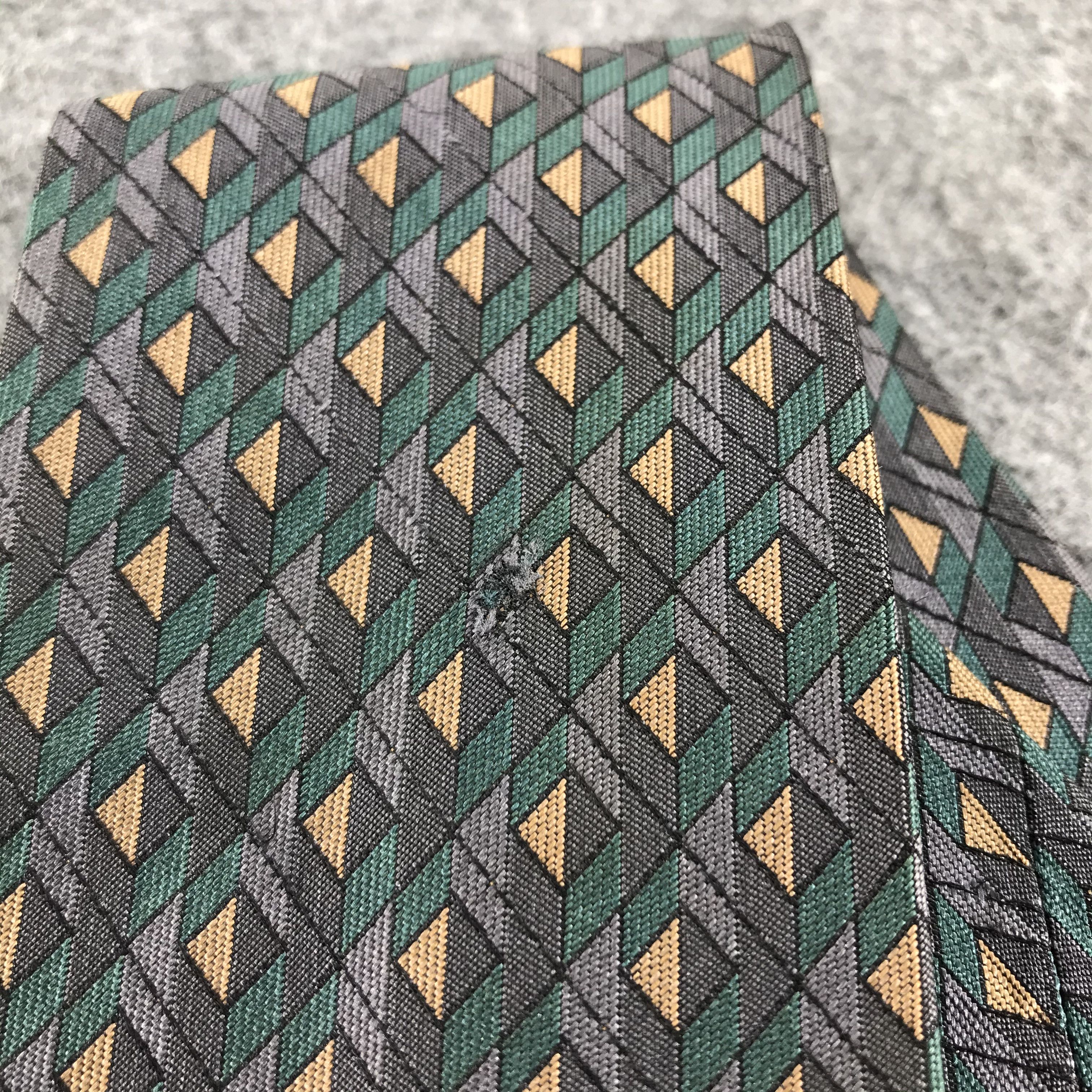 Vintage Vintage BaLENCiaga Silk Neck Ties T27 Size ONE SIZE - 2 Thumbnail
