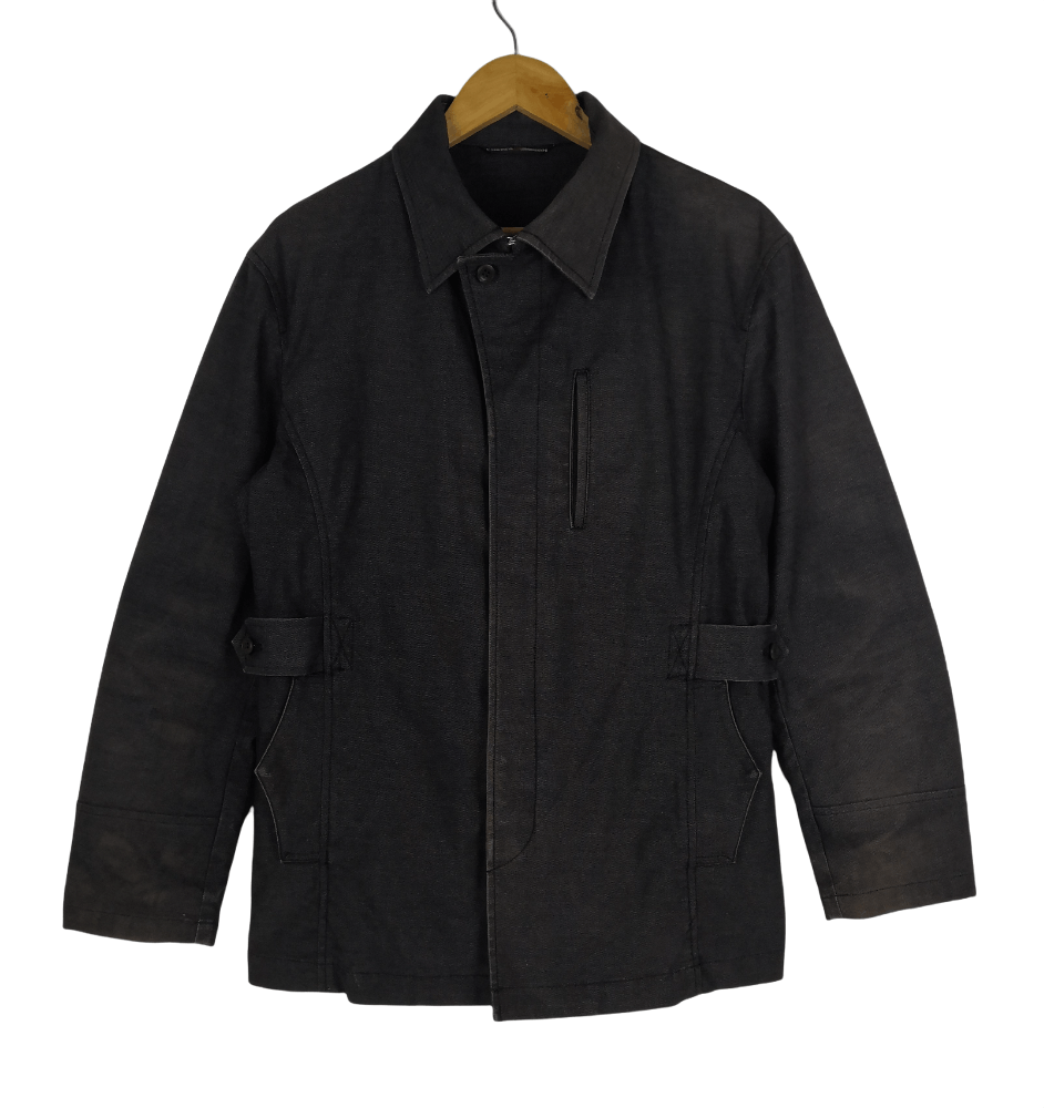 Jean Paul Gaultier Vintage 90s Jean Paul Gaultier Hard Canvas Jacket JPG Size US M / EU 48-50 / 2 - 1 Thumbnail