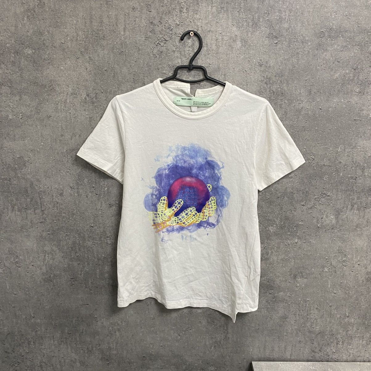 Off-White Off-White World Hand T-Shirt Size US S / EU 44-46 / 1 - 1 Thumbnail