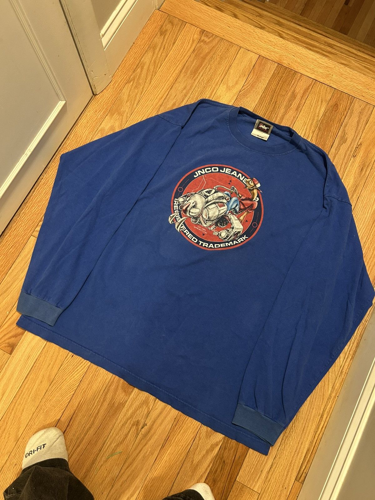 JNCO Vintage Jnco jeans blue long sleeve Size US XL / EU 56 / 4 - 1 Thumbnail