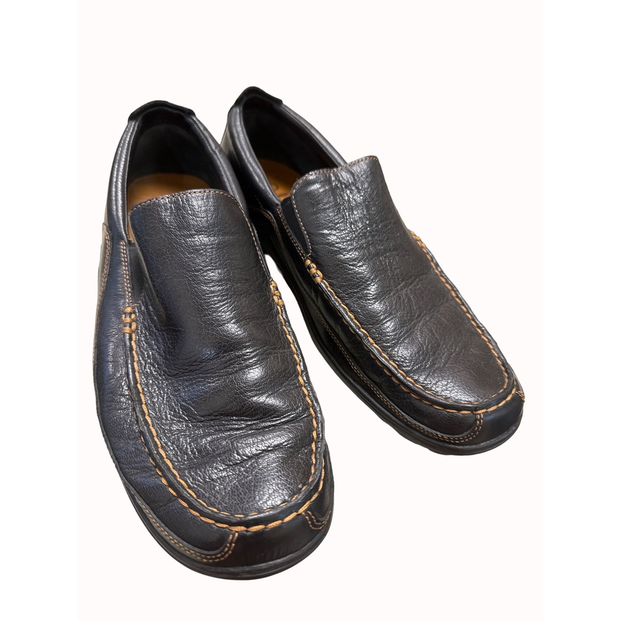 Cole Haan Cole Haan men’s dark brown leather slip on loafer shoes size Size US 10 / EU 43 - 1 Thumbnail