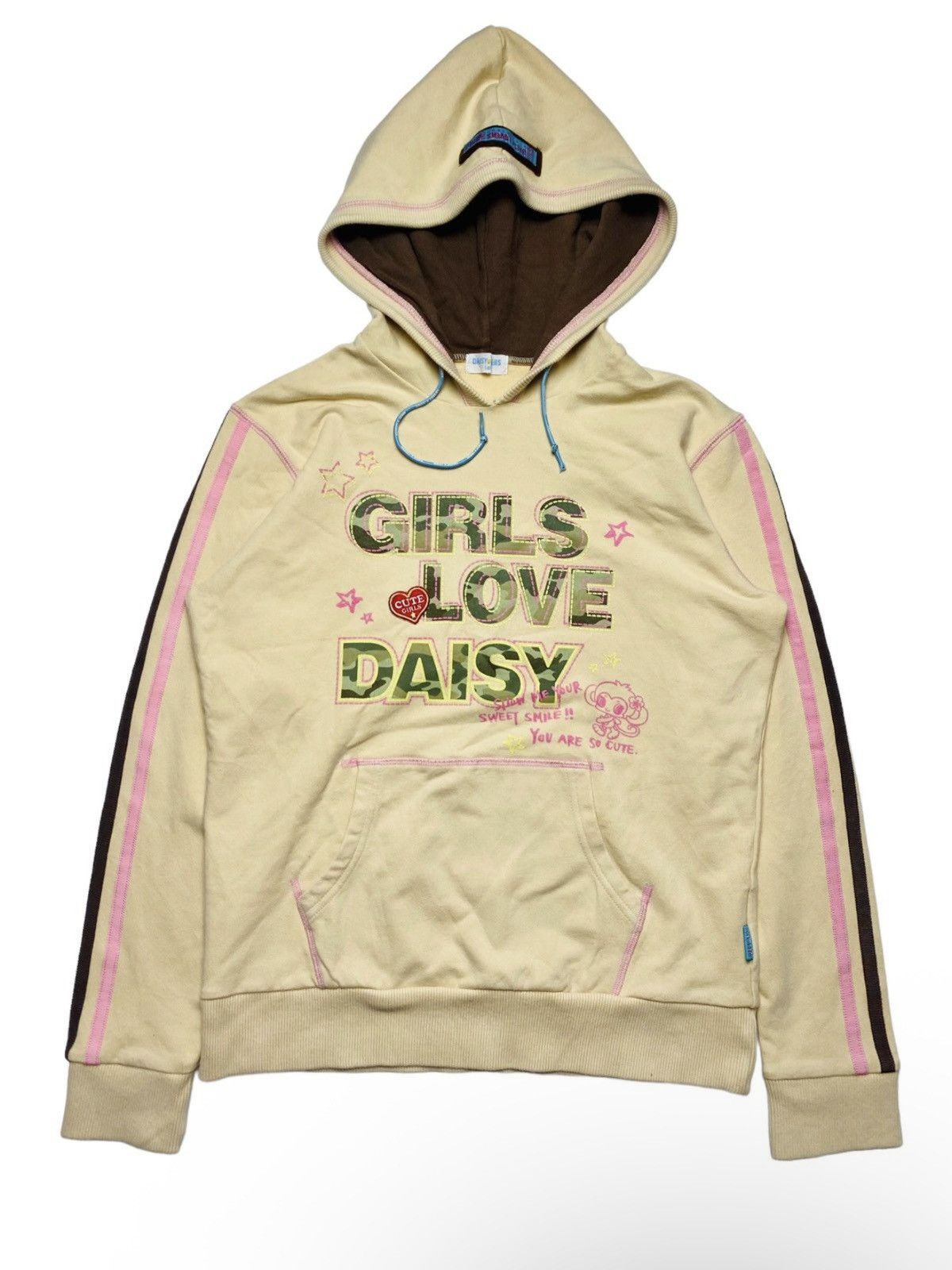 Angel Blue Daisy Lovers Hoodie Size S / US 4 / IT 40 - 1 Thumbnail