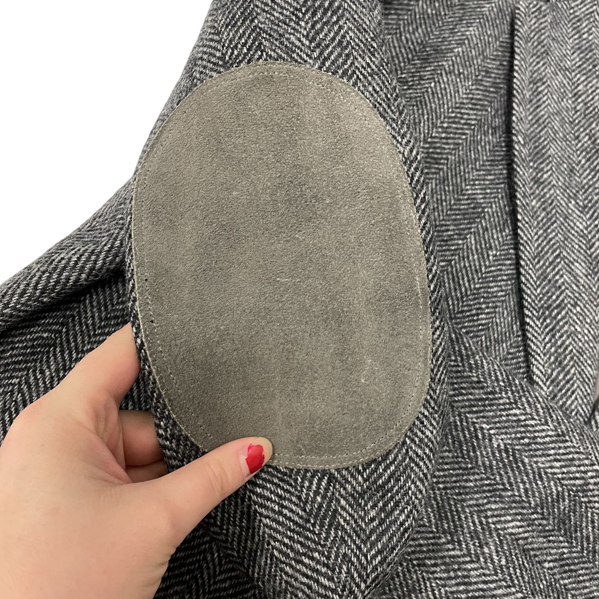 Other Vtg Repp LTD Sport Coat Wool HERRINGBONE Shooting Jacket Size 48R - 9 Thumbnail