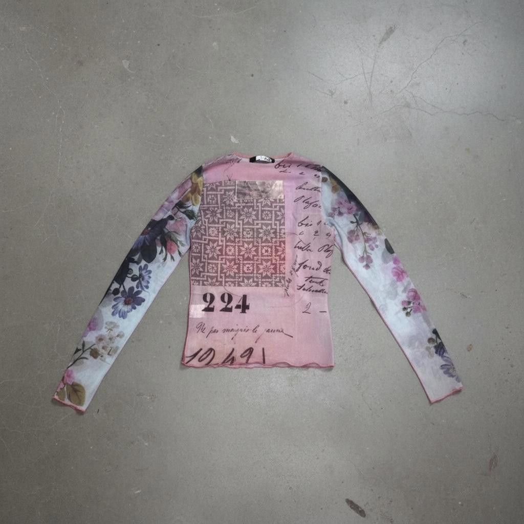 Other The Cop Copine Pink Moon Meshtop Size ONE SIZE - 4 Thumbnail