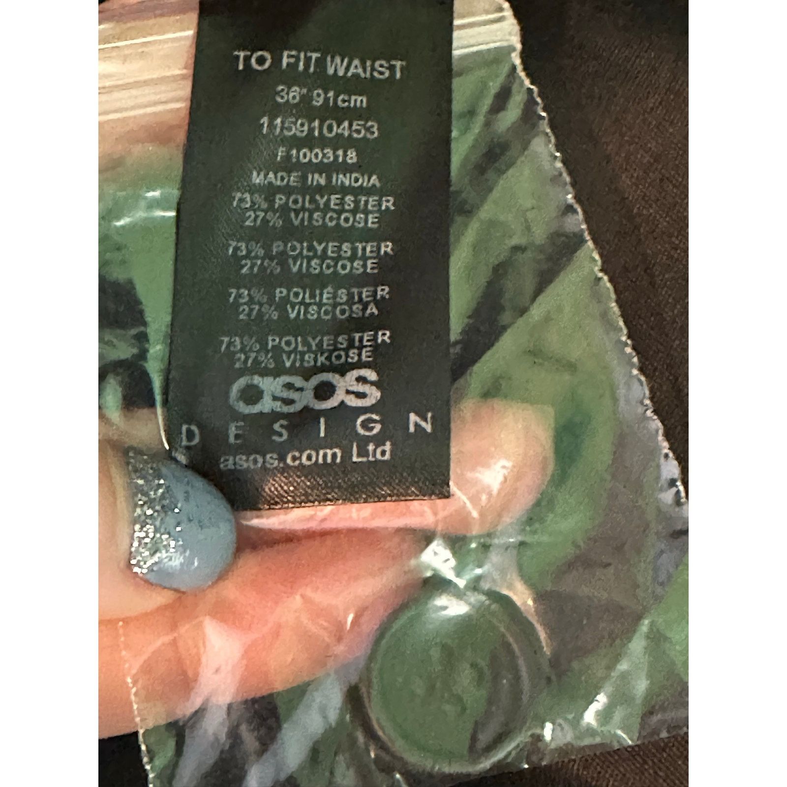 Asos Asos blue striped casual shorts size 36 Size US 36 / EU 52 - 4 Thumbnail