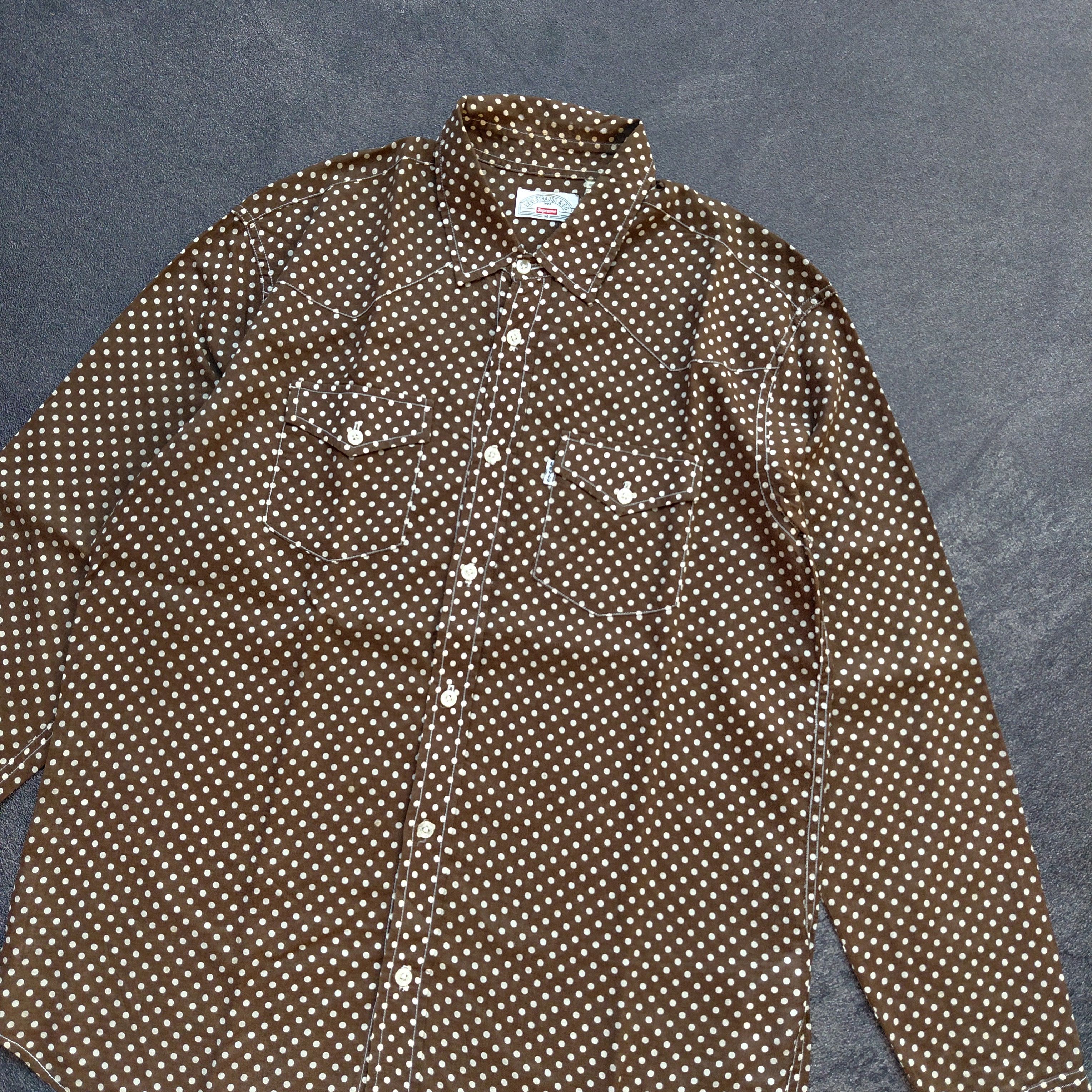 Levi's × Supreme Levis x Supreme Polkadot Shirt Size US M / EU 48-50 / 2 - 2 Thumbnail