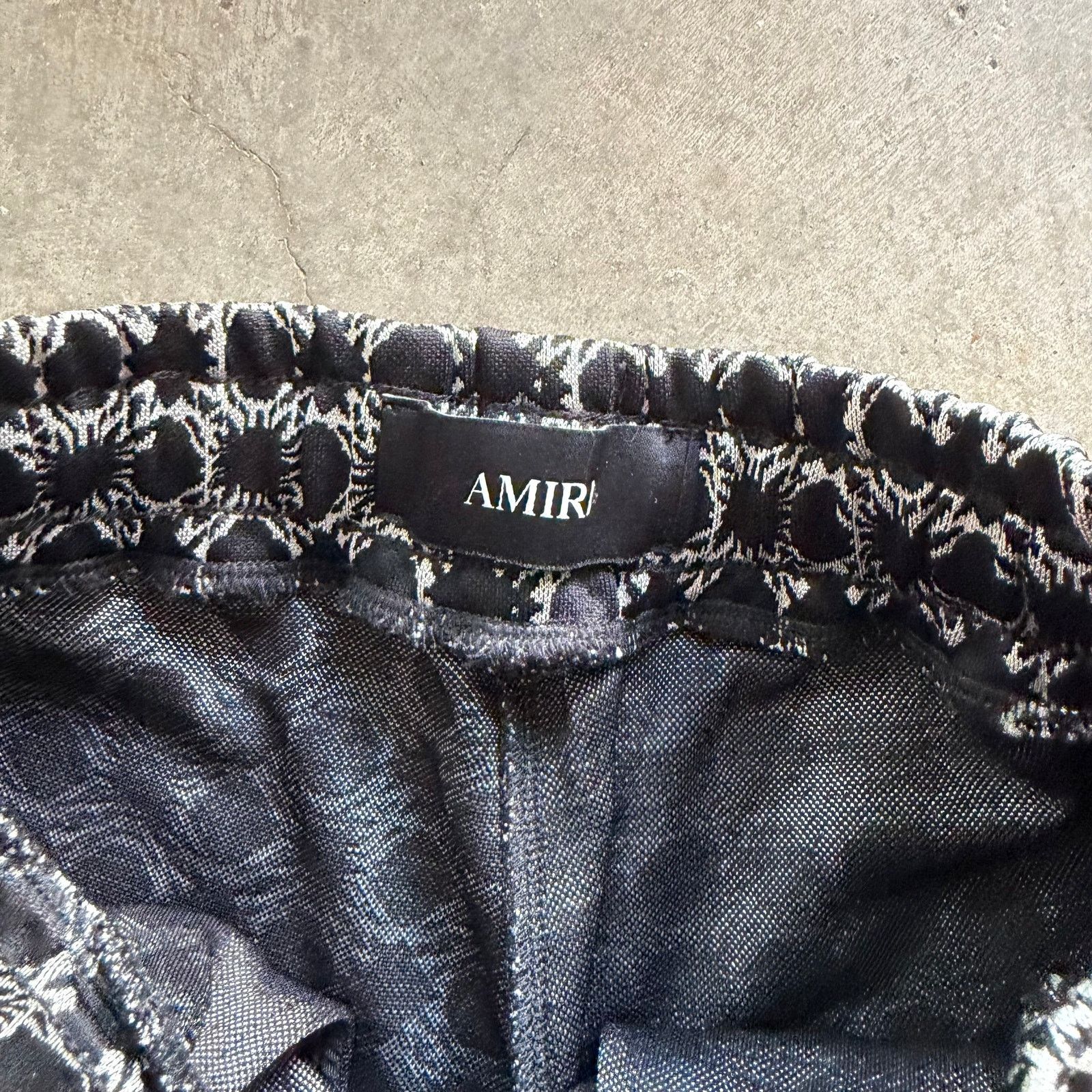 Amiri Amiri Black MA Quad Flared Sweatpants XSmall Size US 27 - 4 Thumbnail