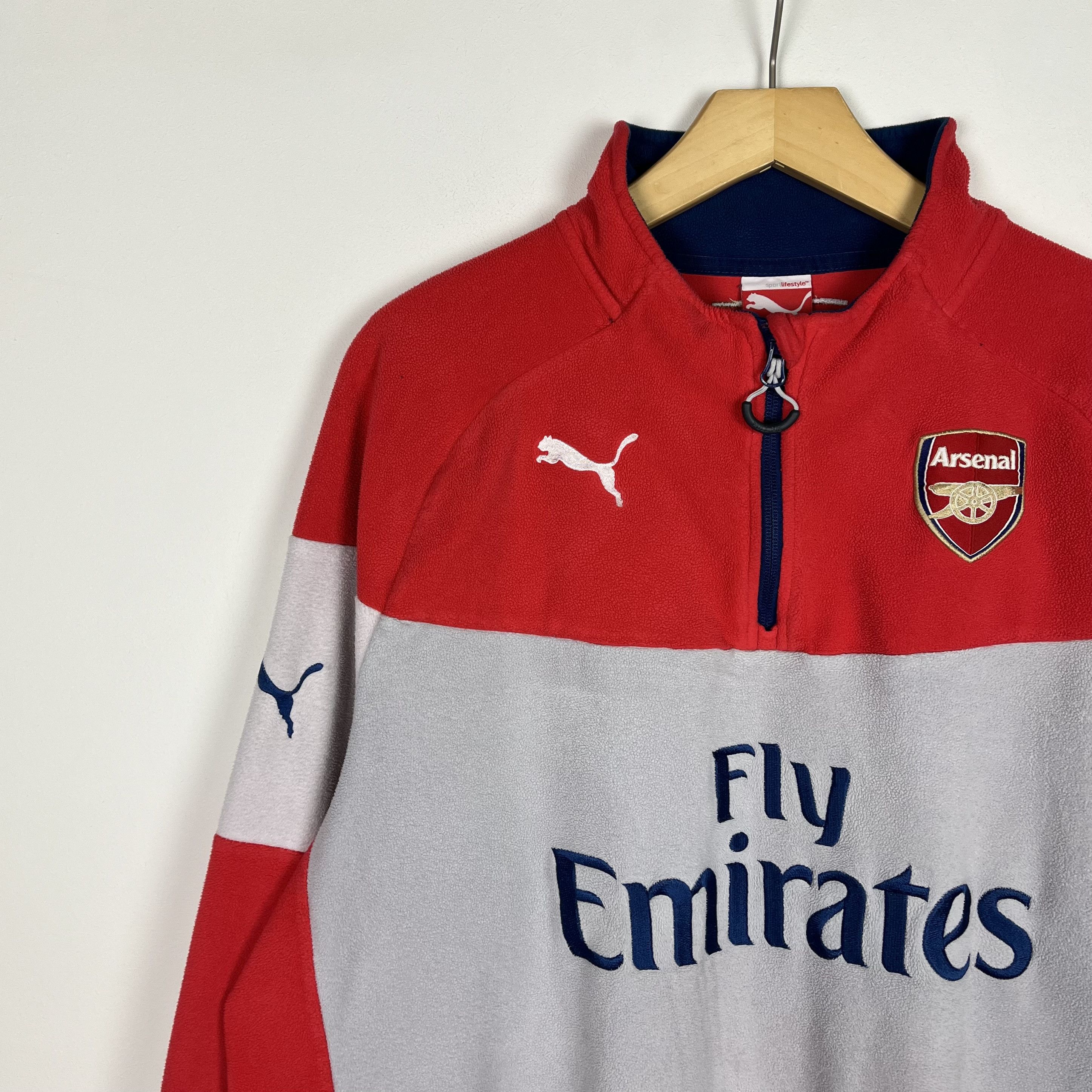 Puma Puma FC Arsenal Big Logo Training Fleece Jacket 2014/2015 Size US XXL / EU 58 / 5 - 5 Thumbnail