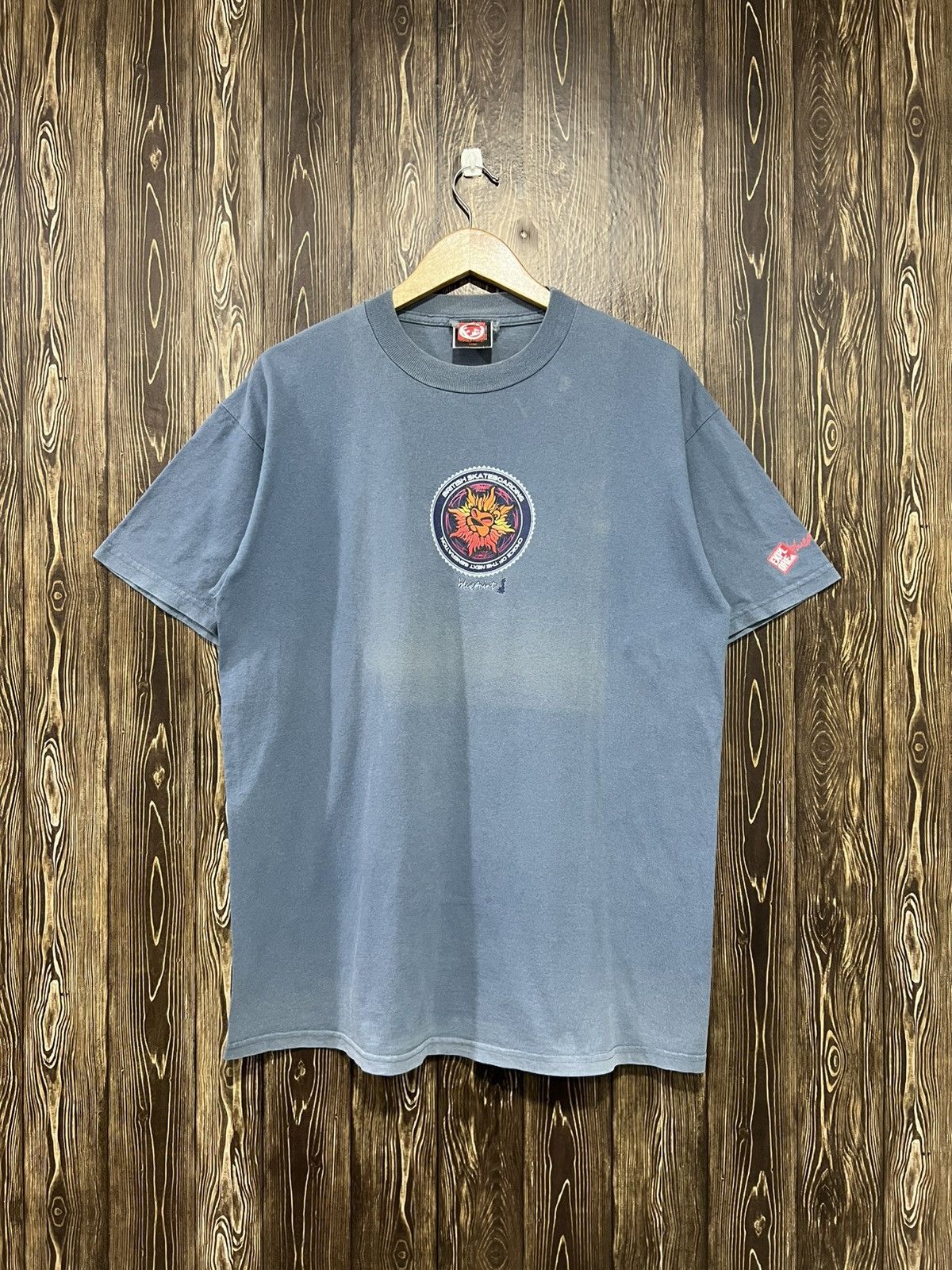 Vintage Vintage 90s British Skateboards Rare Tshirt Size US L / EU 52-54 / 3 - 1 Thumbnail