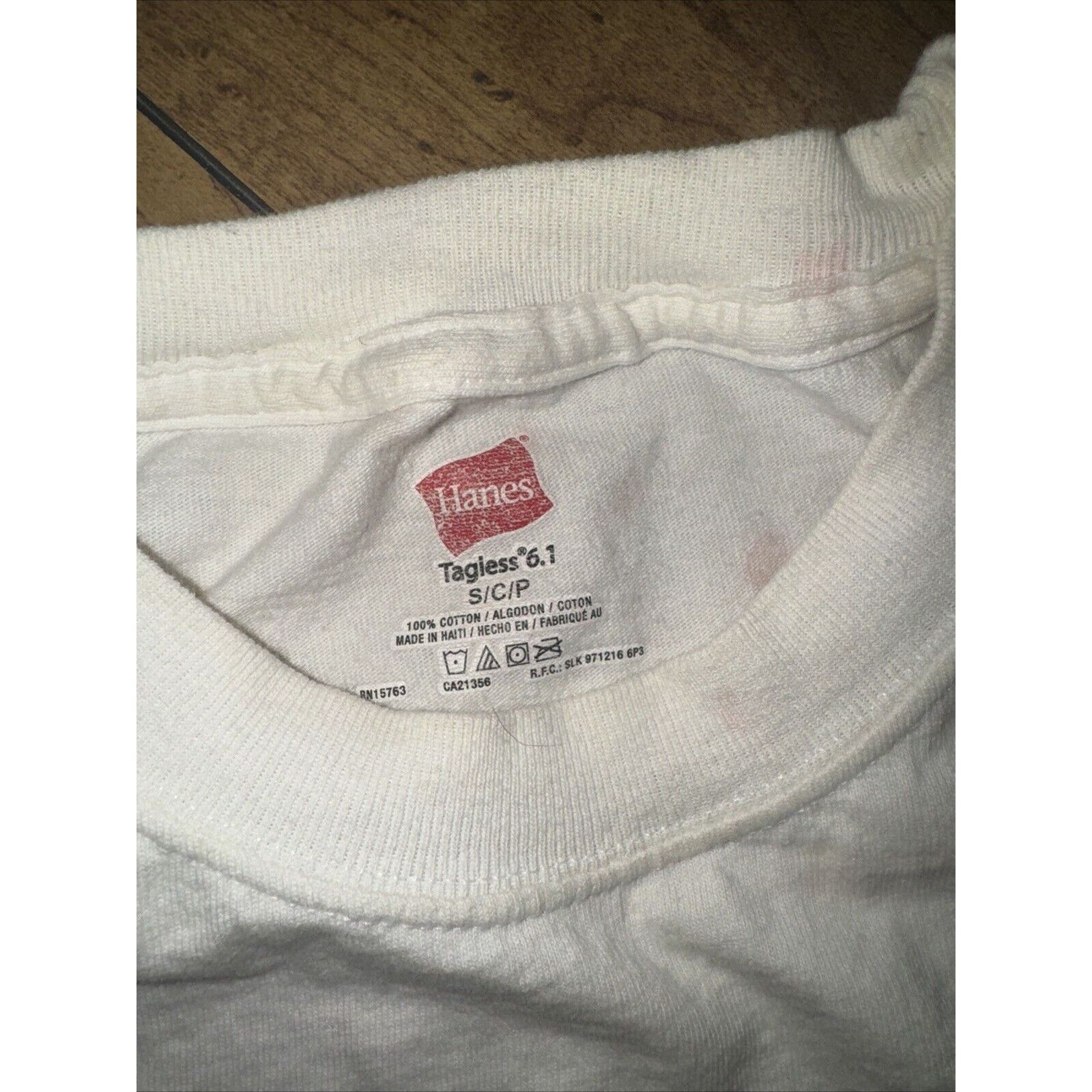 Band Tees × Hanes × Vintage Los Angeles Fire Department T-Shirt White Small 17x26 Flames Size US S / EU 44-46 / 1 - 8 Thumbnail