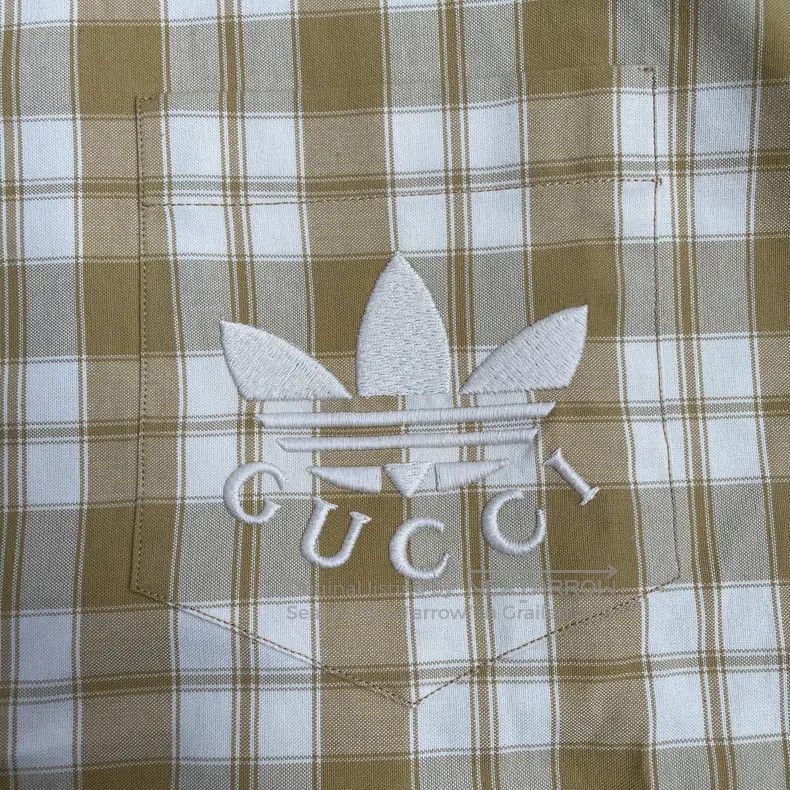Gucci Gucci SS23 go letter print plaid long-sleeved shirt Size US XS / EU 42 / 0 - 3 Thumbnail