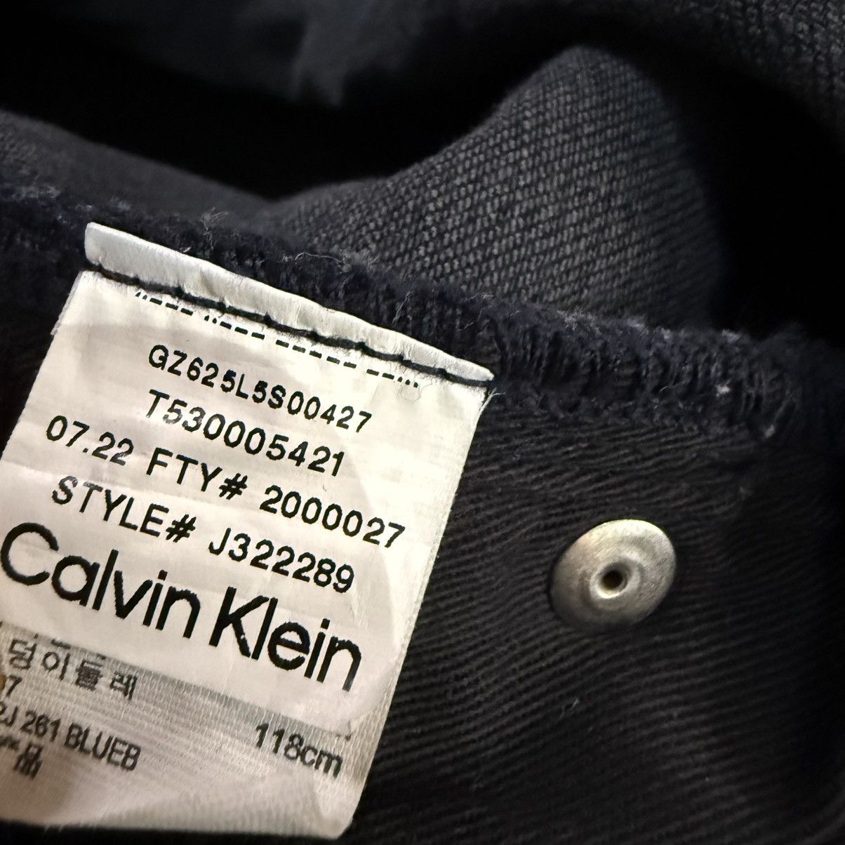 Calvin Klein 205W39NYC Black Jeans Body Style Denim Archive y2k Size US 36 / EU 52 - 13 Thumbnail