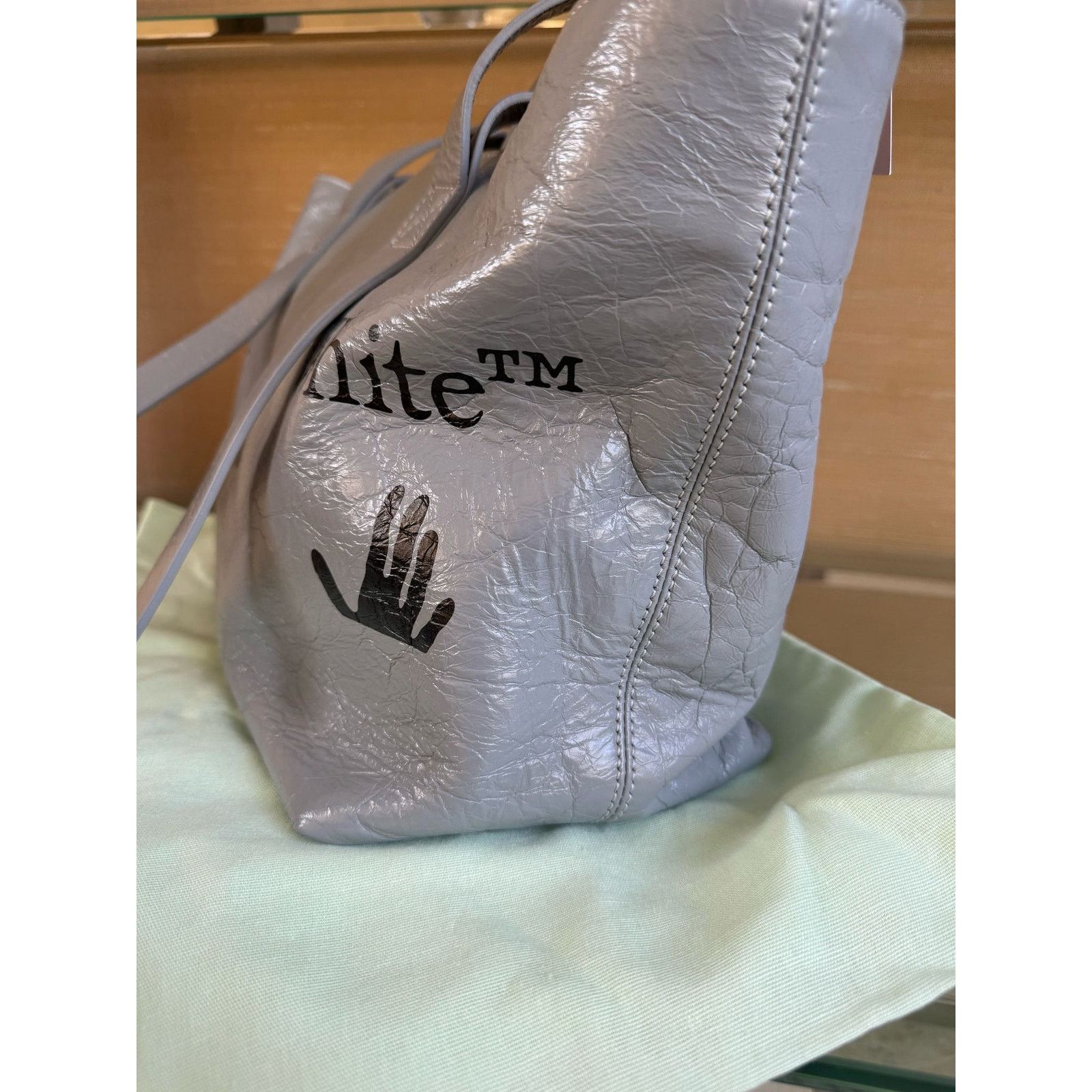 Off-White o1rshd1 Size: OS / Commercial Tote Bag in Grey/Black Size ONE SIZE - 6 Thumbnail