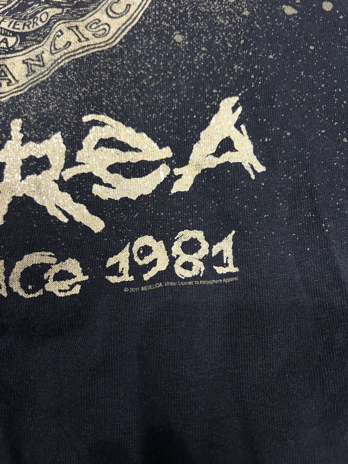 Metallica Vintage 00s Metallica Shirt Bay Area Thrash Since 1981 Size US XL / EU 56 / 4 - 5 Thumbnail