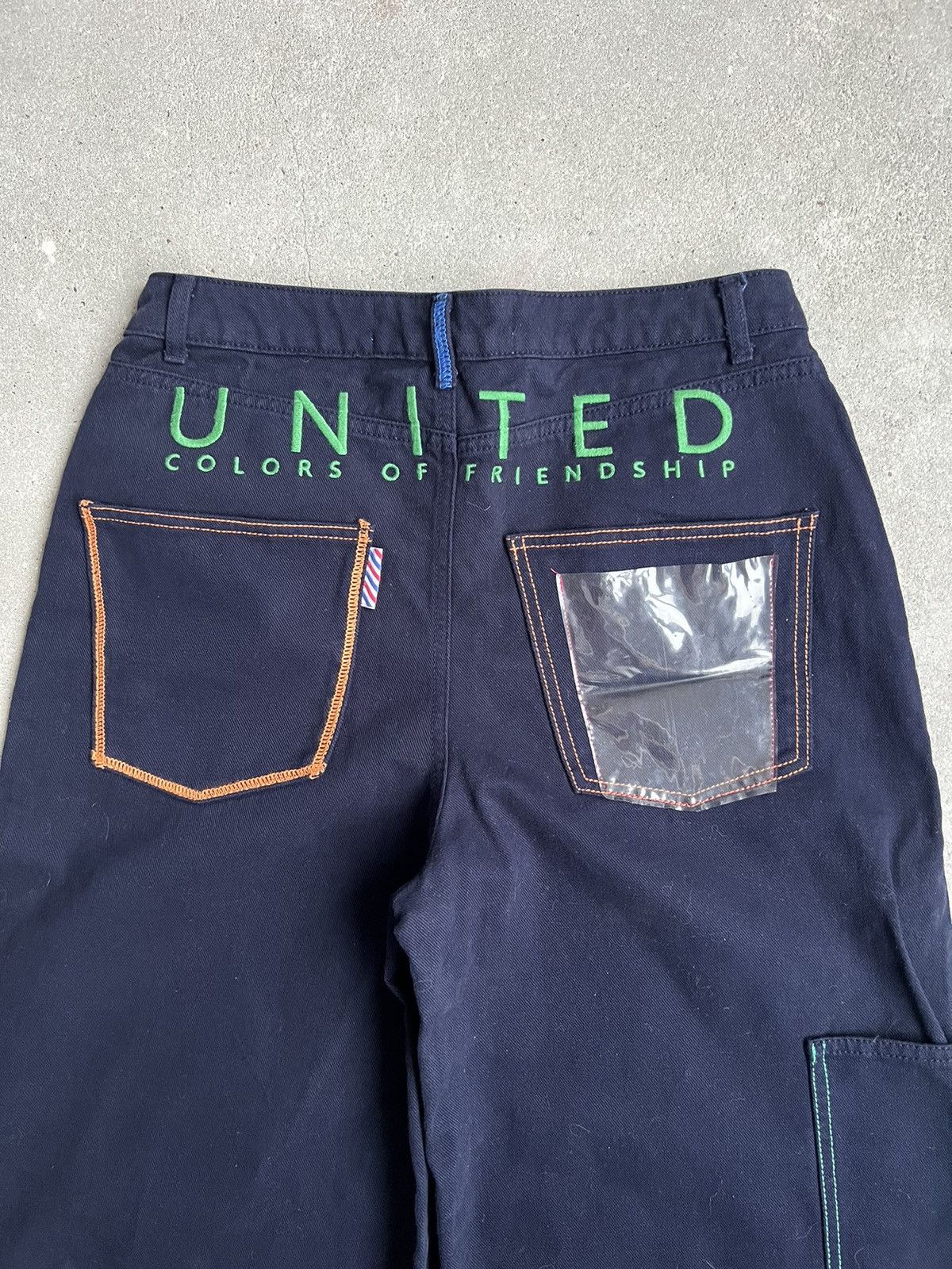 JNCO Vintage Benetton Baggy Jeans Size US 30 / EU 46 - 9 Thumbnail