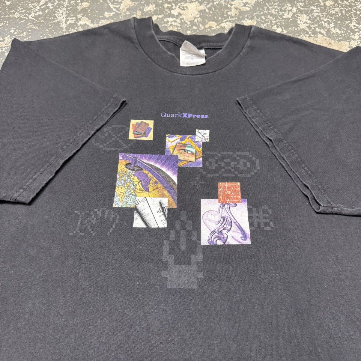 Vintage Vintage QuarkXPress Tech Computer 90s Internet Tshirt Size US XL / EU 56 / 4 - 3 Thumbnail